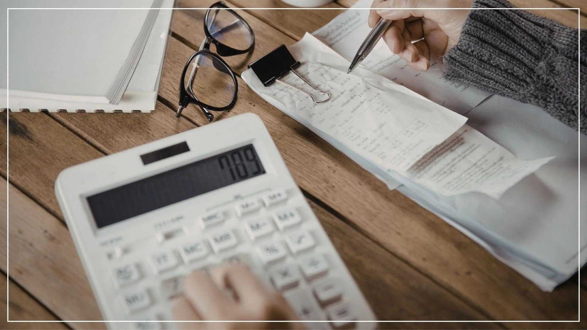 working on personal finances