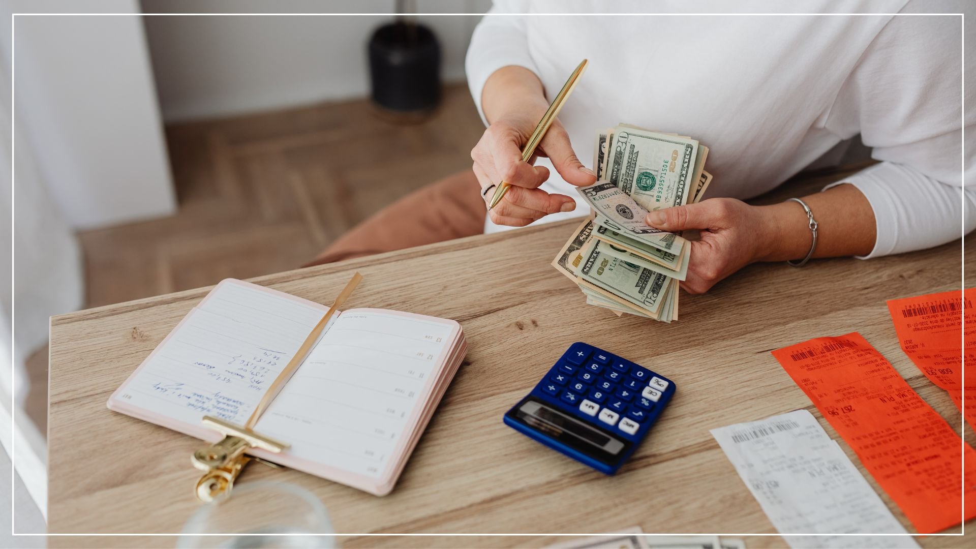 calculating personal finances with mindful money management