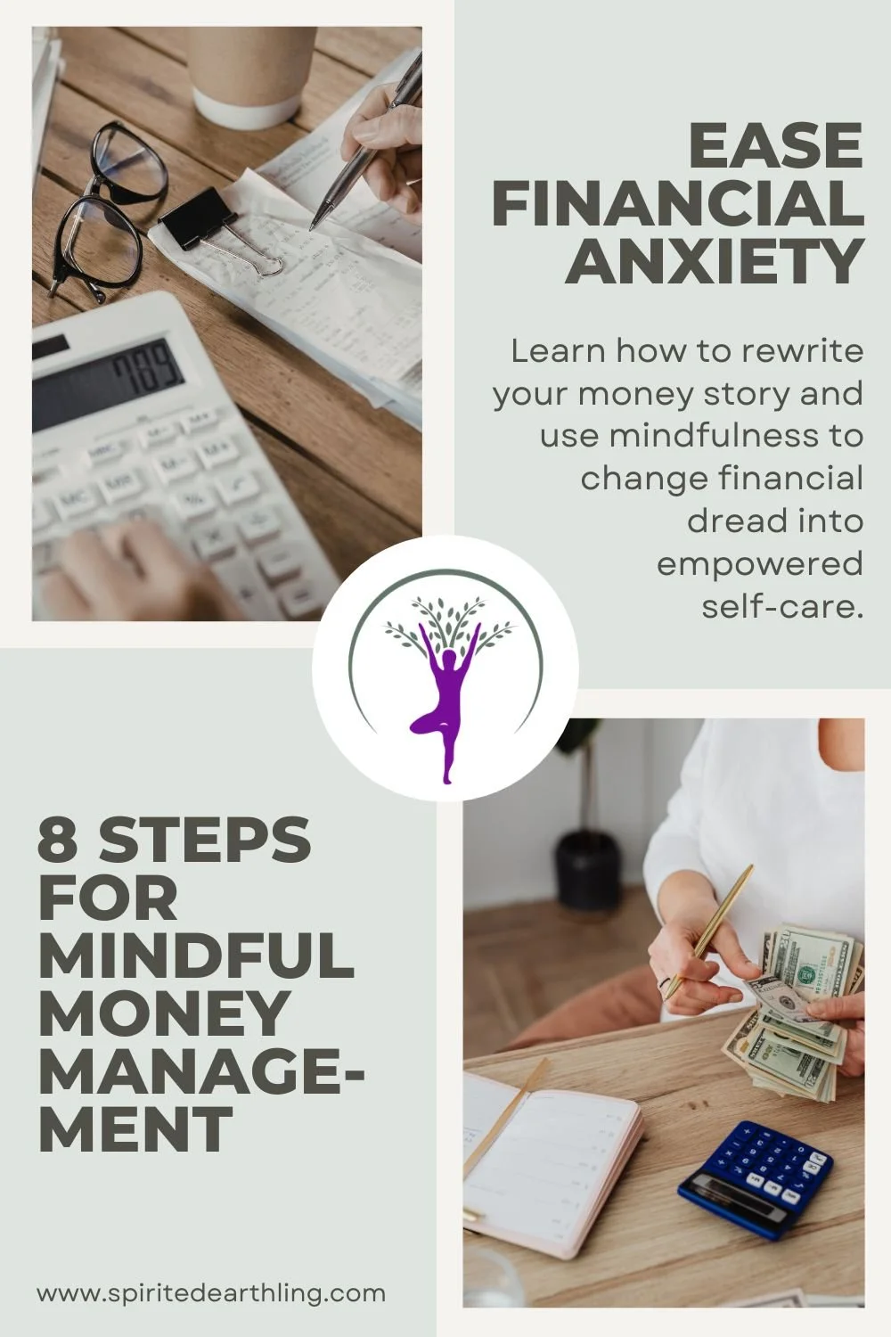 ease financial anxiety with 8 mindful management steps