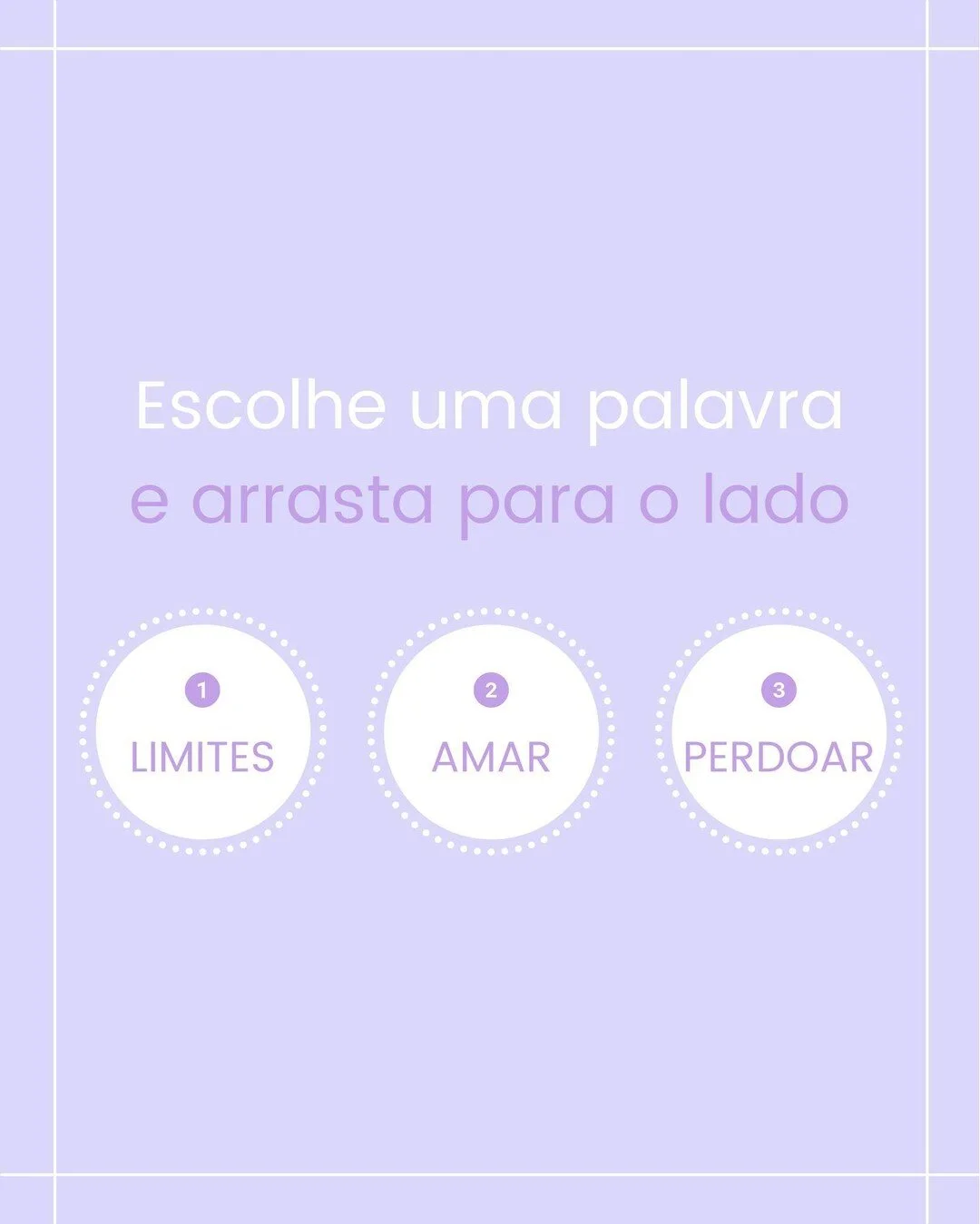 Uma mensagem m&aacute;gica para come&ccedil;ar a tua semana! ✨ 🔥

Escolhe uma palavra, arrasta para o lado e recebe a mensagem. 💫

Depois conta-me qual foi a que te saiu e se fez sentido no teu cora&ccedil;&atilde;o!
.
.
.
#despertardaconsciencia #