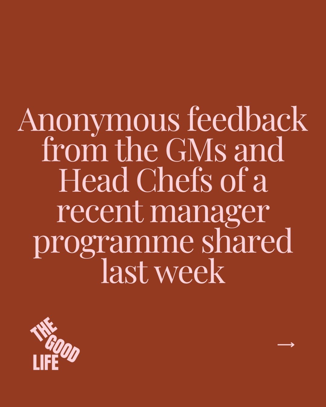 Making manager training both useful AND enjoyable is something we&rsquo;re intentional about in every session we run.

So hearing feedback like this from our latest programme means the world. 

Here&rsquo;s what the participants had to say...

P.S. L