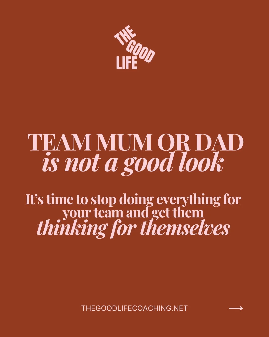 If you&rsquo;ve got all the answers from your team, you&rsquo;re probably asking the wrong questions. Or you're slipping into micromanger territory. ⁠
⁠
Good managers don&rsquo;t jump in with solutions and hold their teams hands. They create space fo