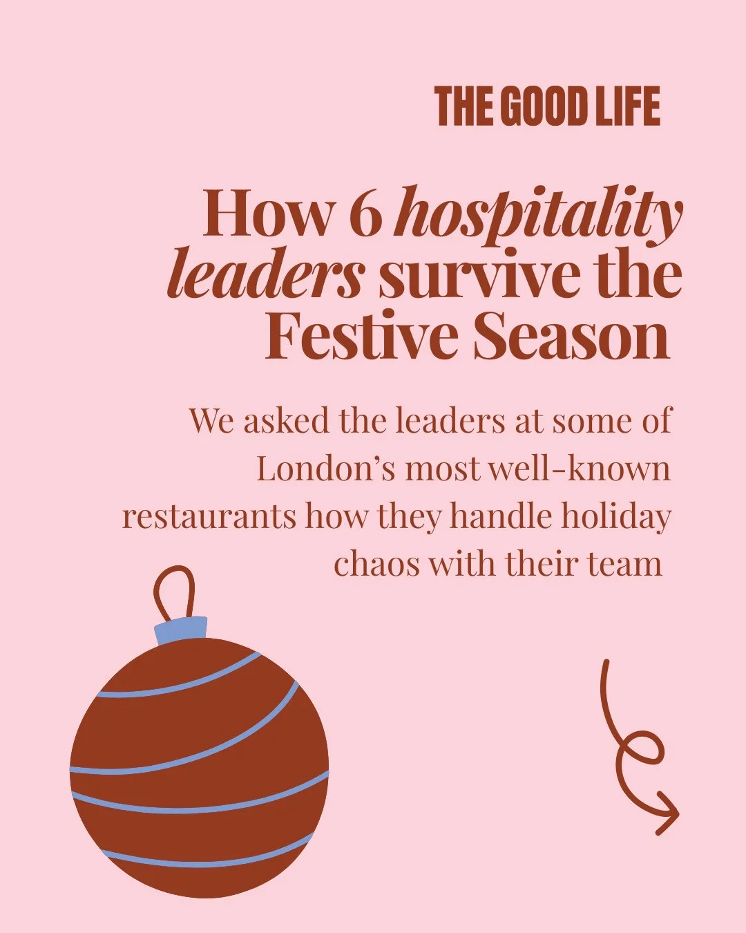 The busiest month of the year is nearly here. December tests every hospitality team &ndash; long shifts, short fuses, full books. But it doesn&rsquo;t have to drain you dry.⁠
⁠
A couple of years ago, I wrote a piece for @countertalk sharing real-life