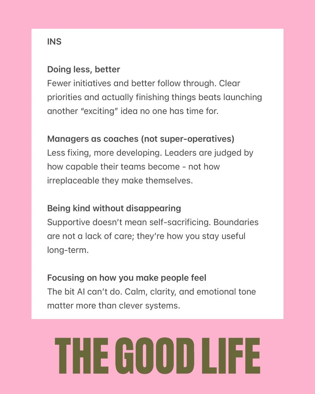 2026 is the year of bringing some humanity to hospitality &hearts;️ ⁠
⁠
What's on your list?