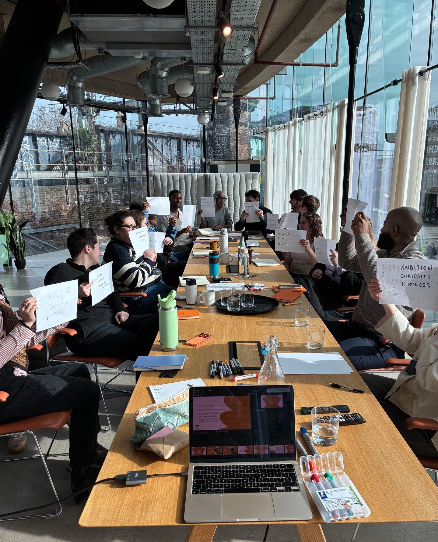 Last week I had the JOY of spending the day with the manager team at @dinner_ladies, focusing on their culture. We explored their why - the deeper reason they exist beyond the food they serve - and what it really looks like to live that out every day