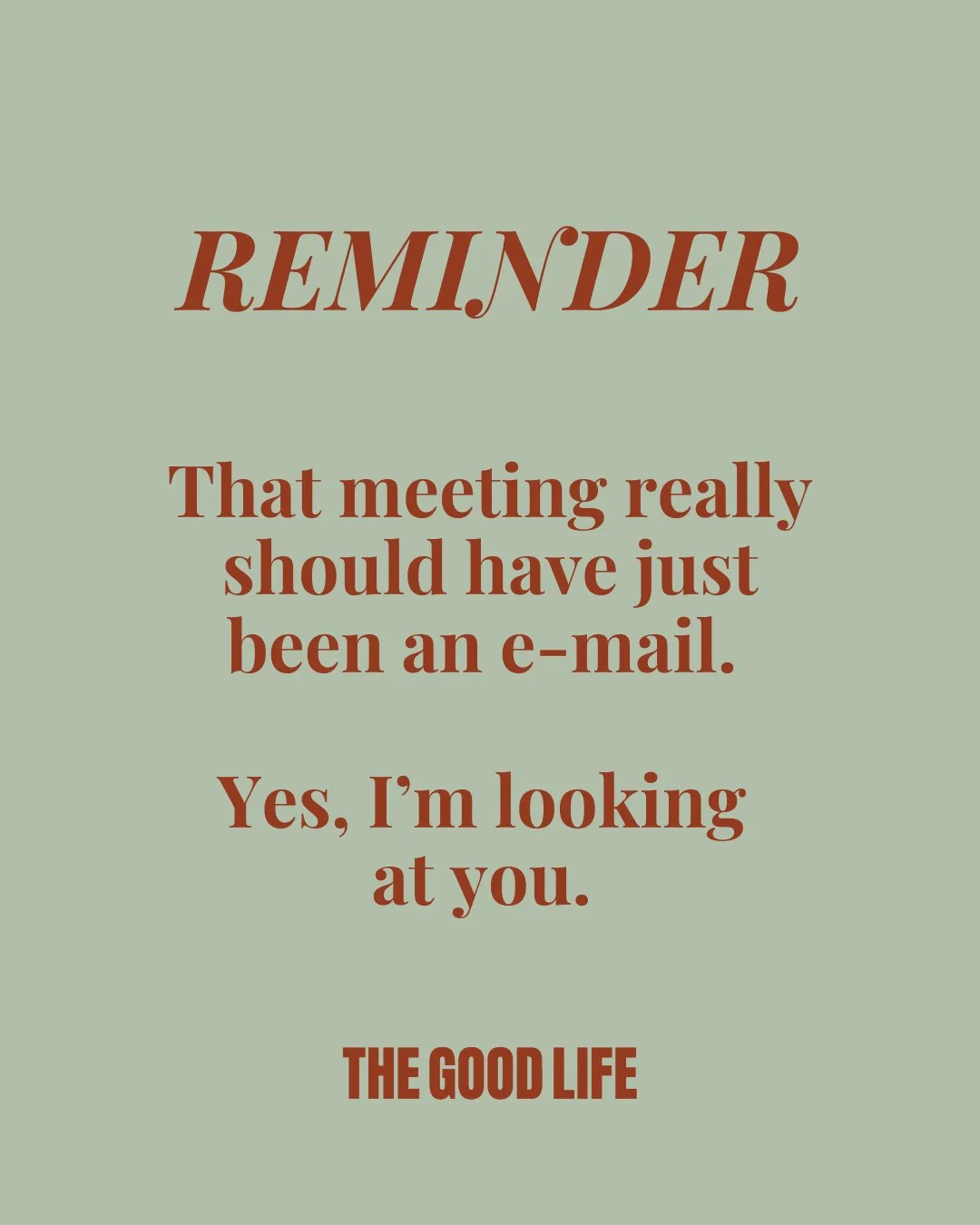 Ineffective meetings are one of the biggest time drains in hospitality leadership. And quite a few of them don't need to be meetings at all. ⁠
⁠
Before you put something in the diary, ask yourself what you actually need: a discussion, a decision, or 
