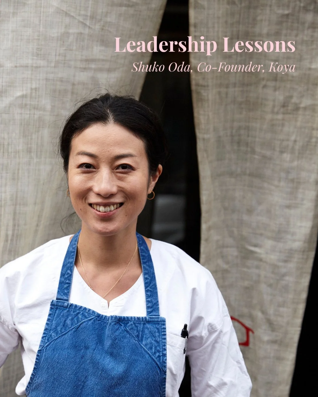 The next in our Leadership Lessons series comes from @shukooda, co-founder of @Koyalondon, the London restaurant group loved for its traditional Japanese udon bars and intentional approach. ⁠
⁠
Built on a deep respect for process, Koya is a reflectio