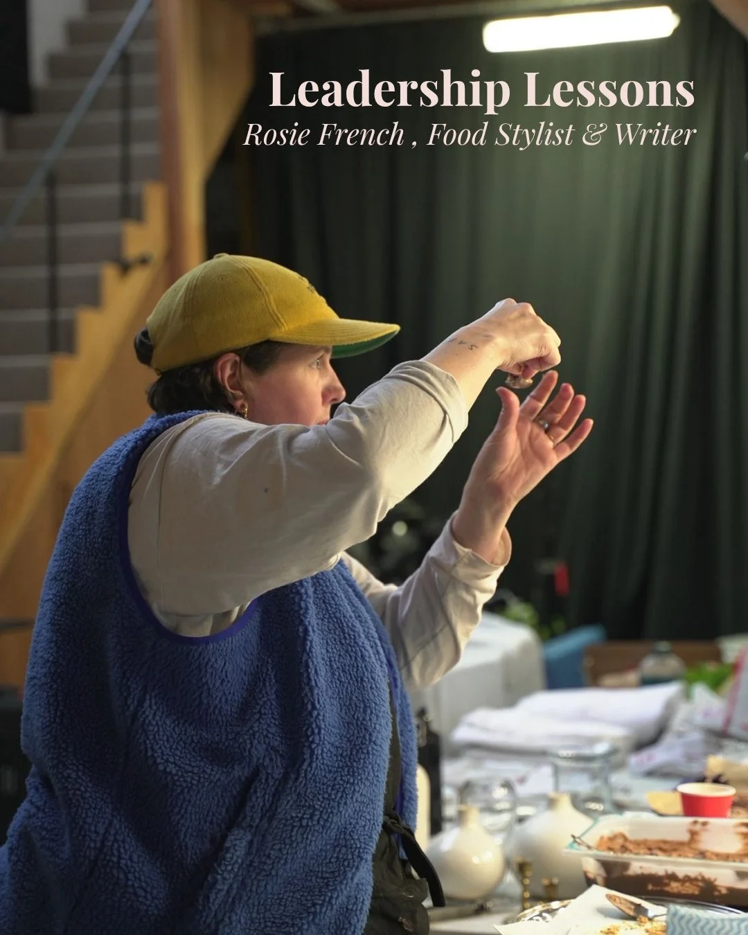 The next in our Leadership Lessons series comes from @rosiefrenchfood, art director, food stylist, writer and someone who has moved through more corners of the food and hospitality world than most.⁠
⁠
From co-owning Brixton restaurant and street food