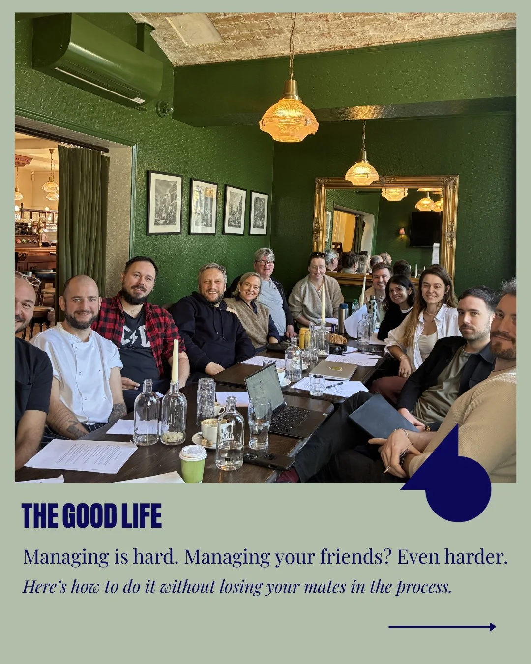 Getting promoted over your friends is one of those moments nobody prepares you for. One day you're on the same side of the pass, and the next you're the one doing their rota. Scary, huh?⁠
⁠
Most new managers deal with it by keeping everything exactly