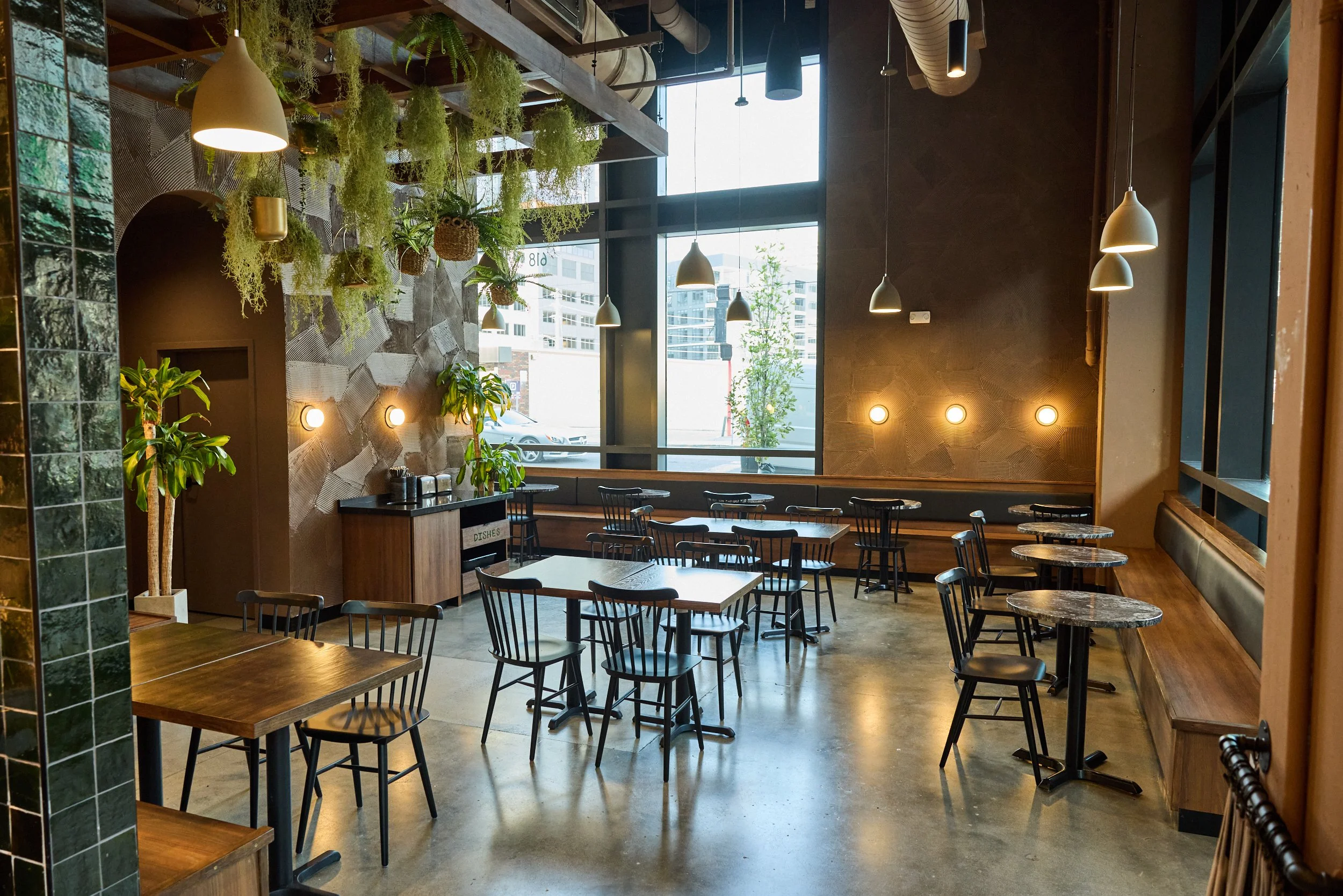 The interior dining room of our Gulch Nashville location.