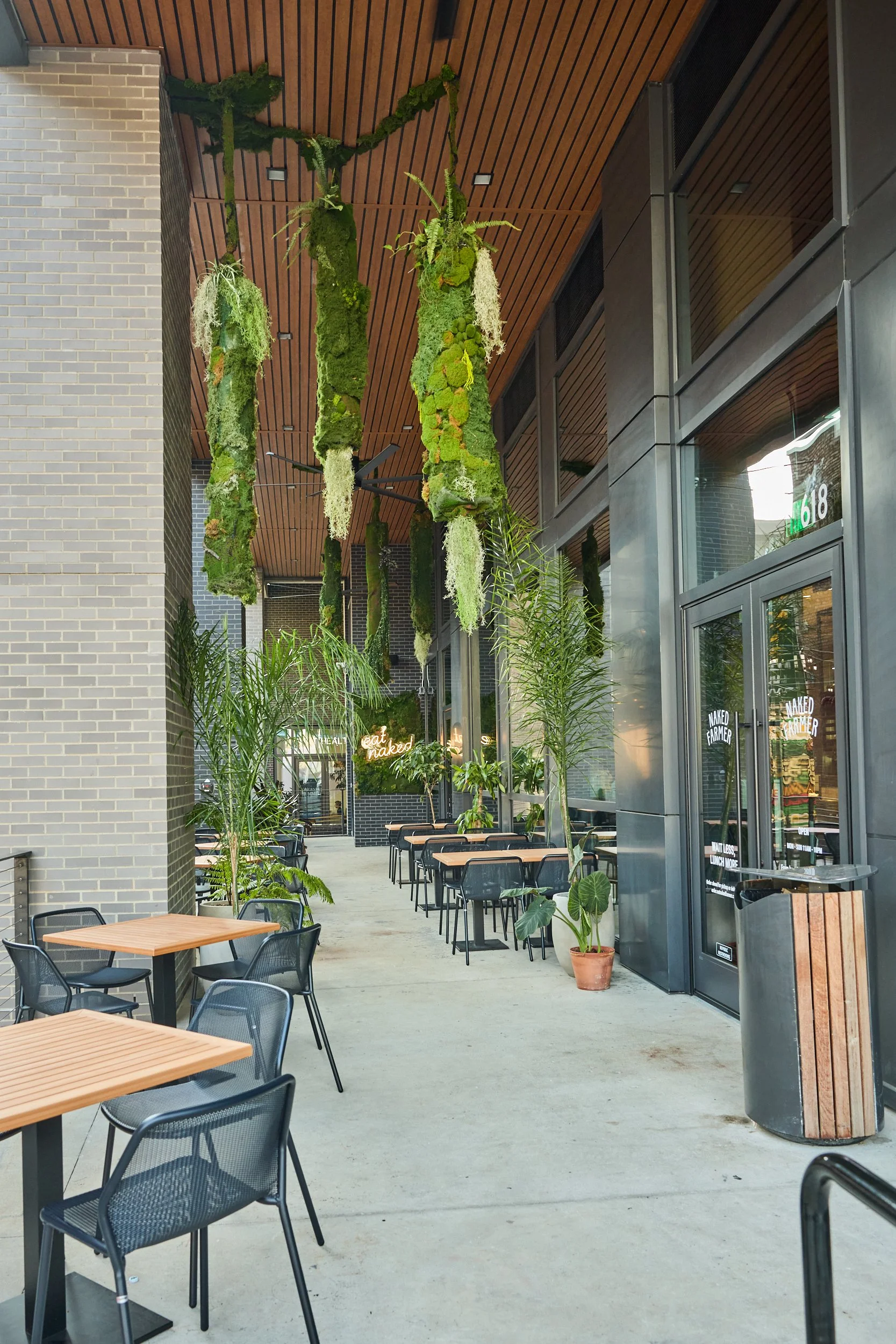 The patio dining space of our Gulch Nashville location.