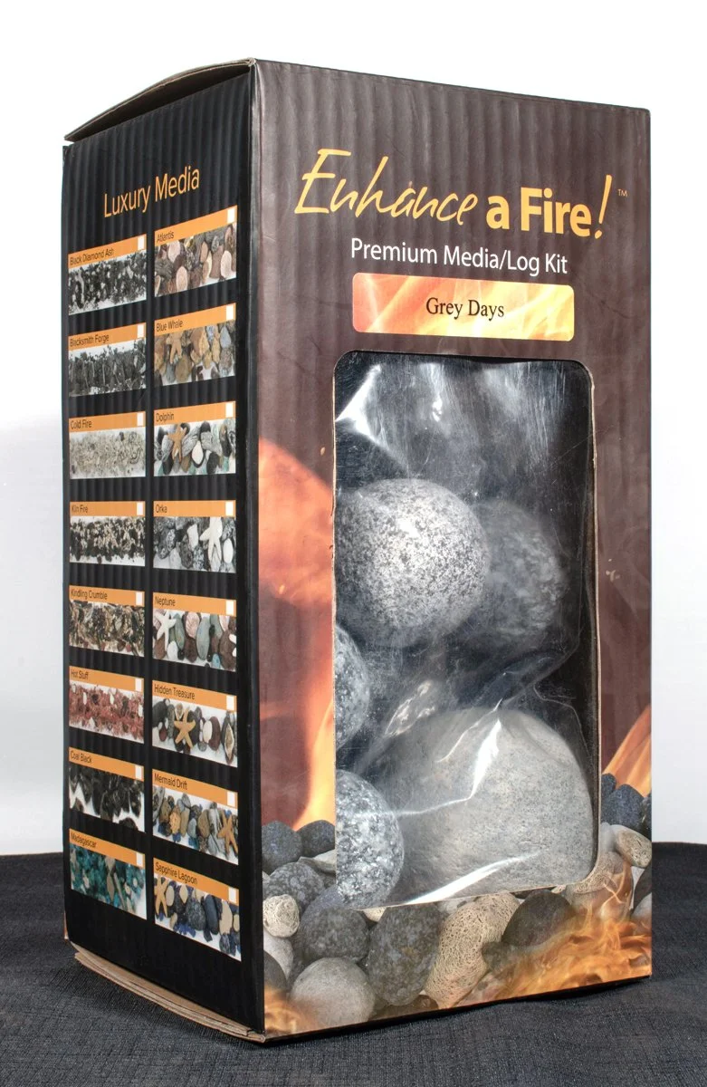 Decorative Ceramic Fiber Ball Set for Fireplaces & Fire Pits (14 pieces ...