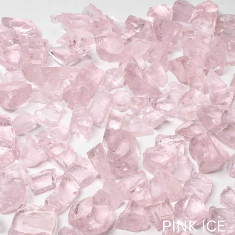 0.75 Inch Crushed iridescent  Fire Glass