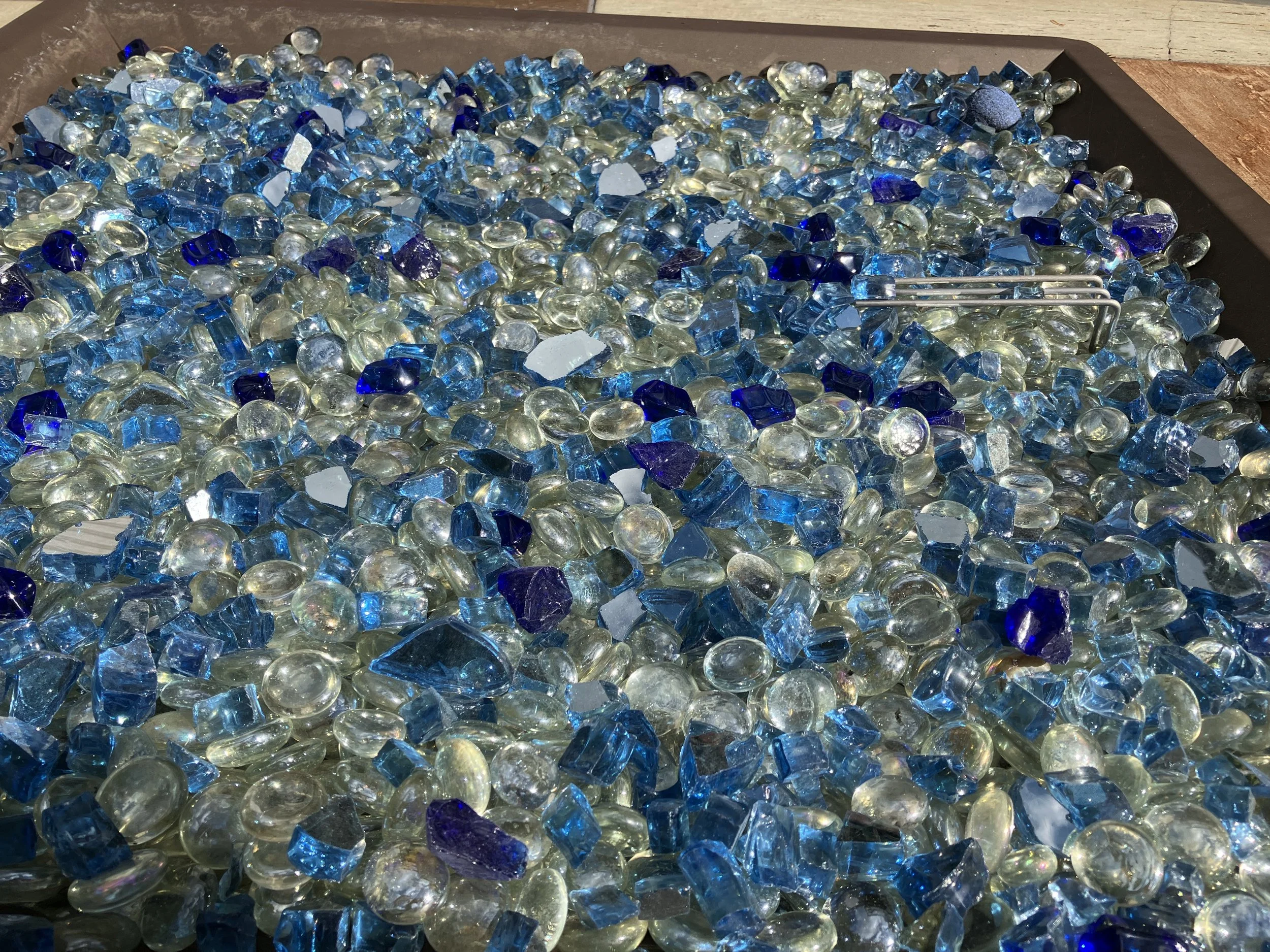 Step 1 Set Up Your Base Layer Of Fire Glass