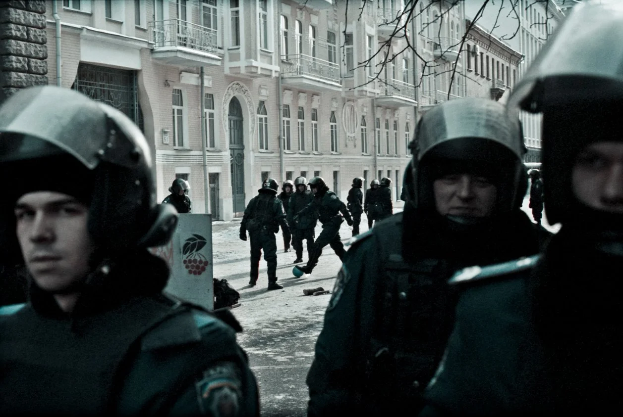 Sam Asaert Revolution Kiev Riot Police Play Soccer