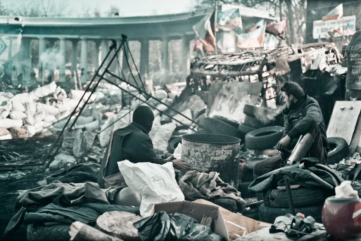 Sam Asaert Revolution Kiev Breather on the Barricades
