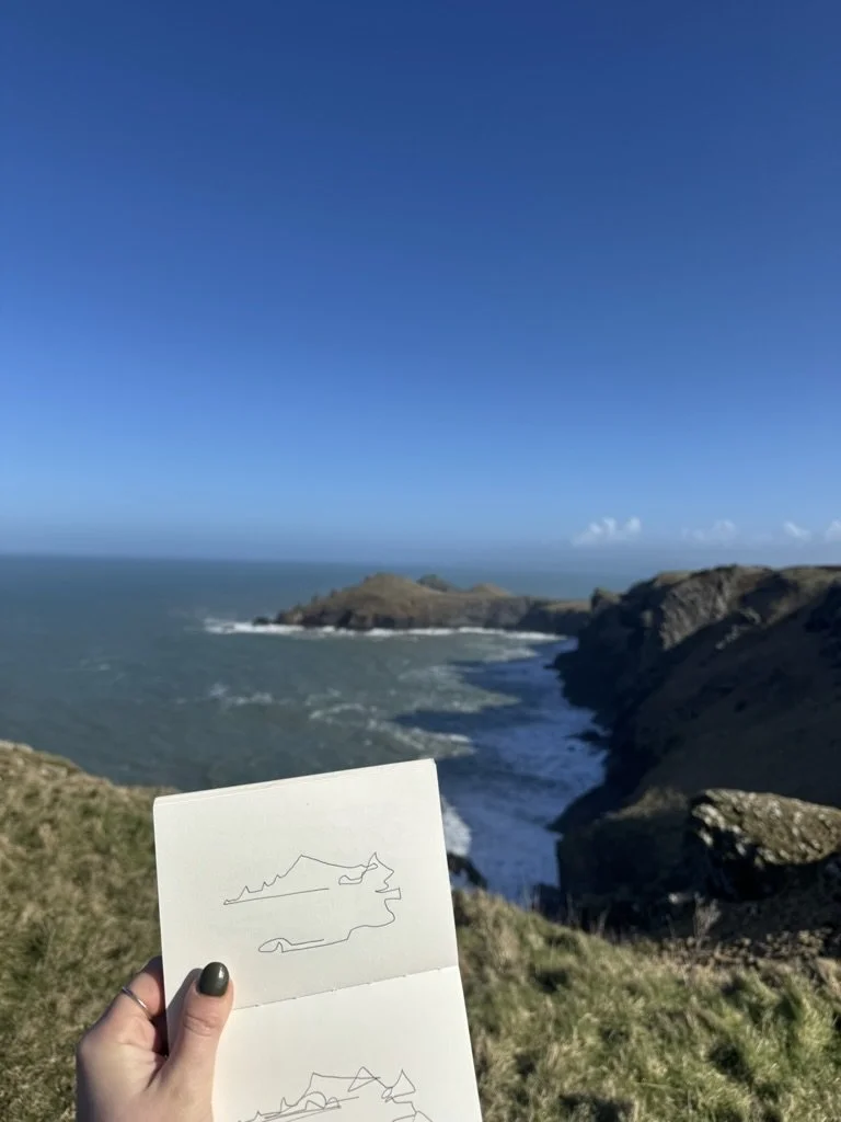 The power of a line, finding comfort in challenge