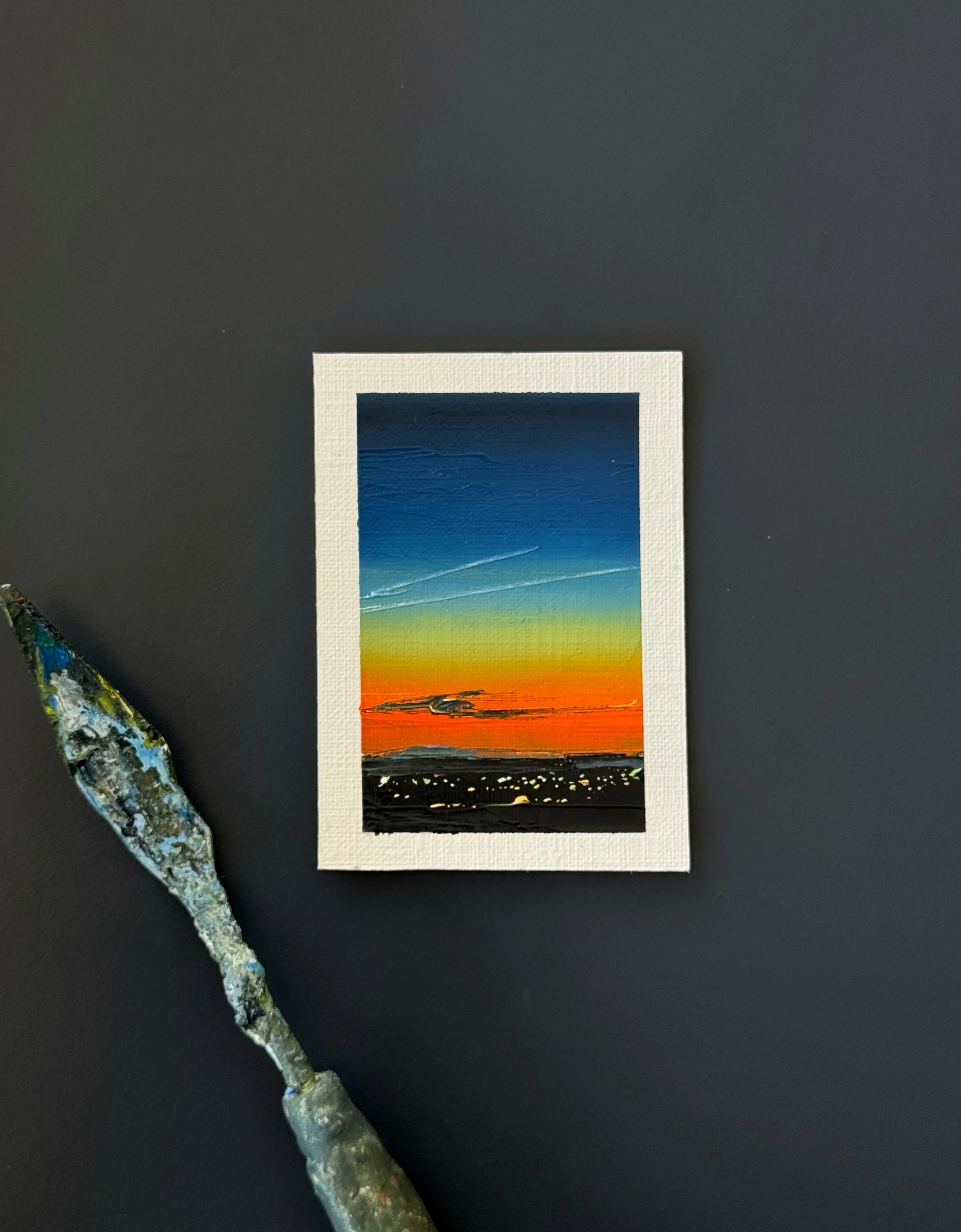 FOUR playing card tiny painting.jpg