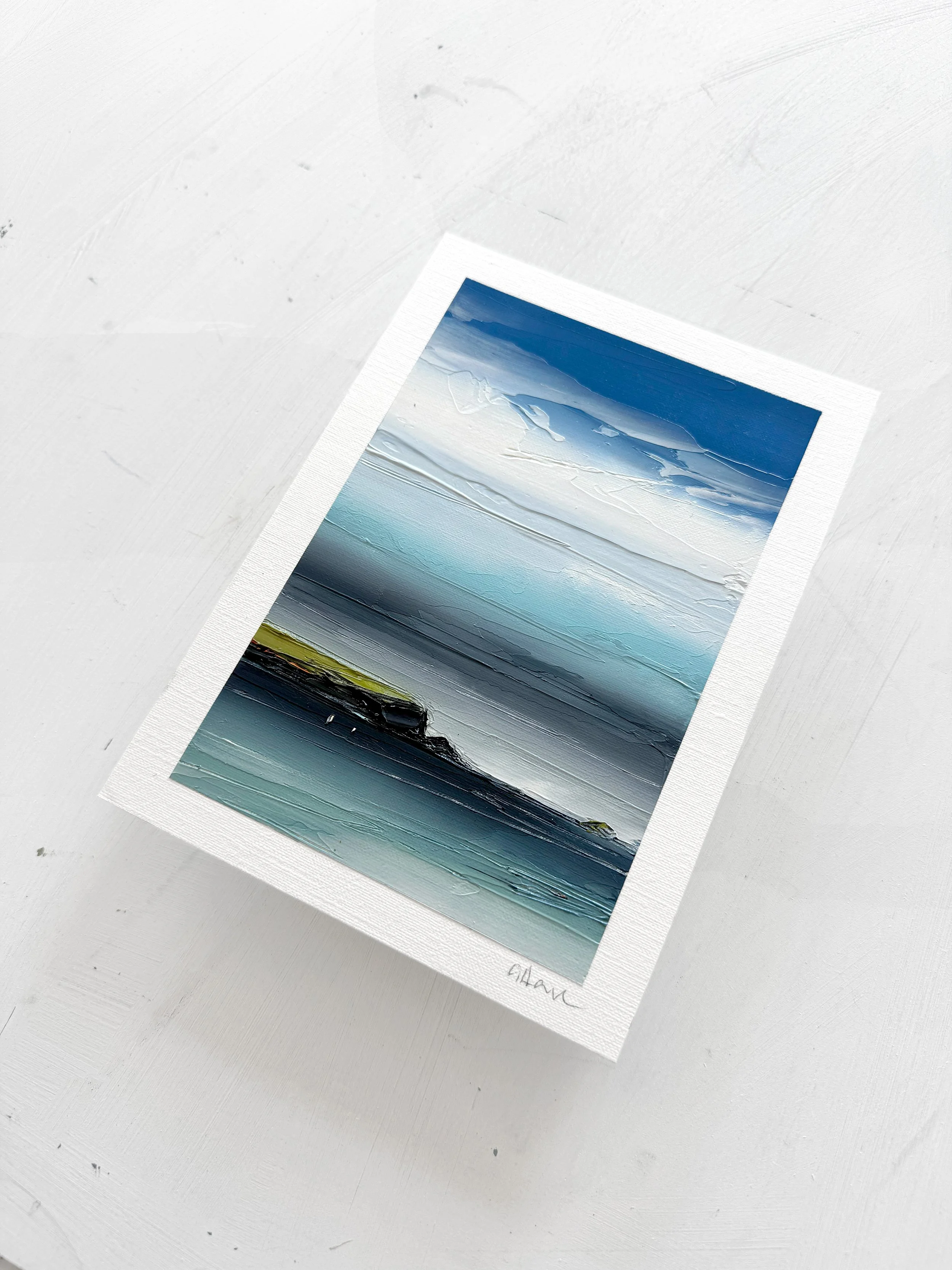 Boats at Stepper Point  | 21 x 15cm | Oil on paper