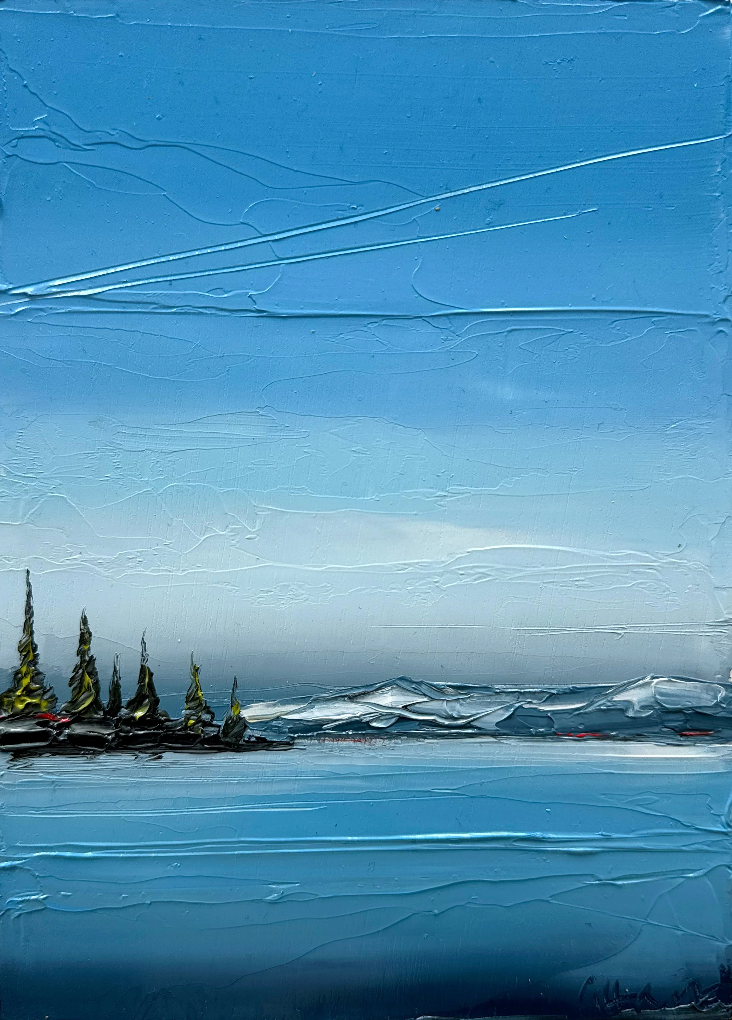 Mountains in Blue