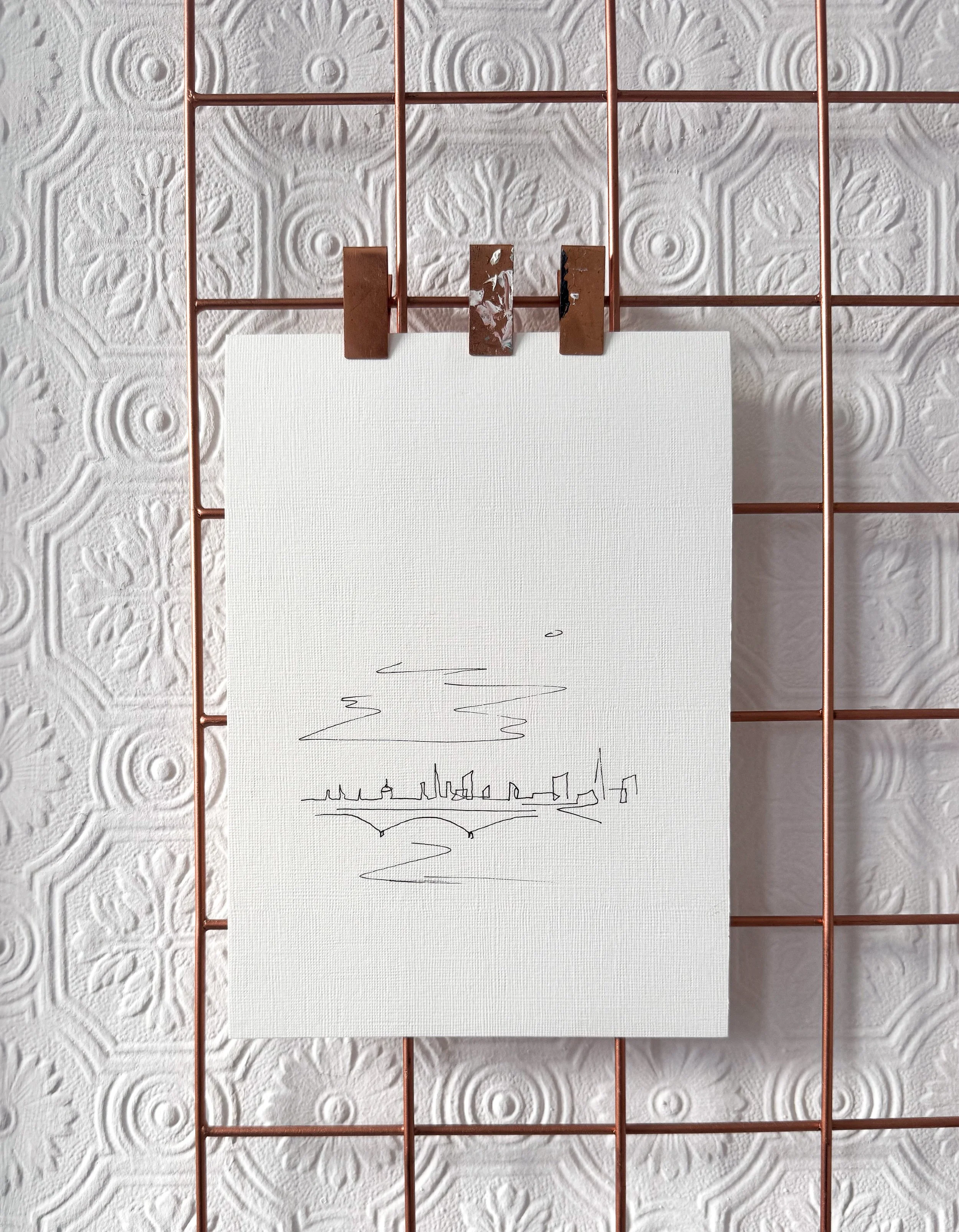 London II | 21 x 15cm | original line drawing on heavyweight paper