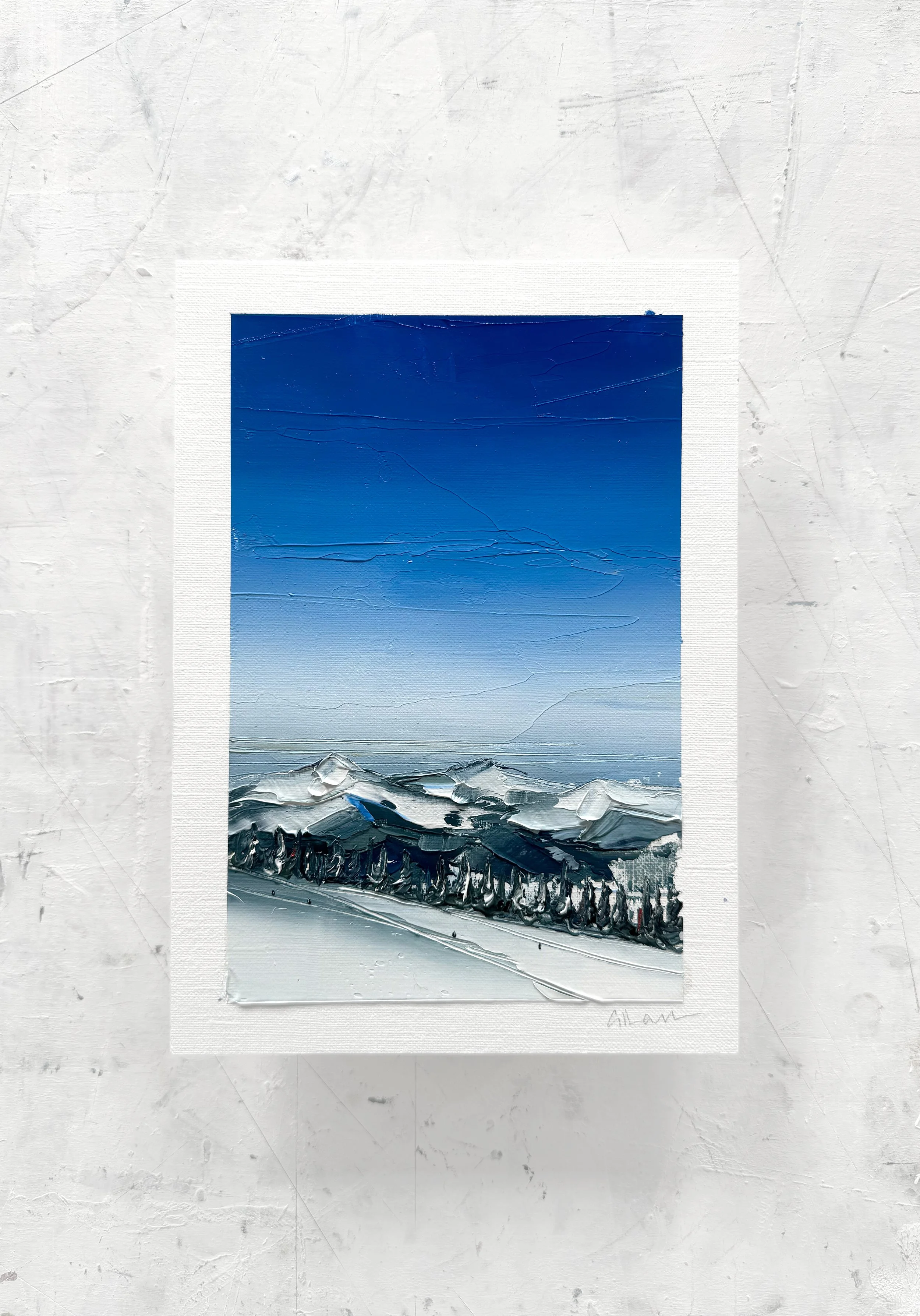 Slope | 21 x 15cm | Oil on paper