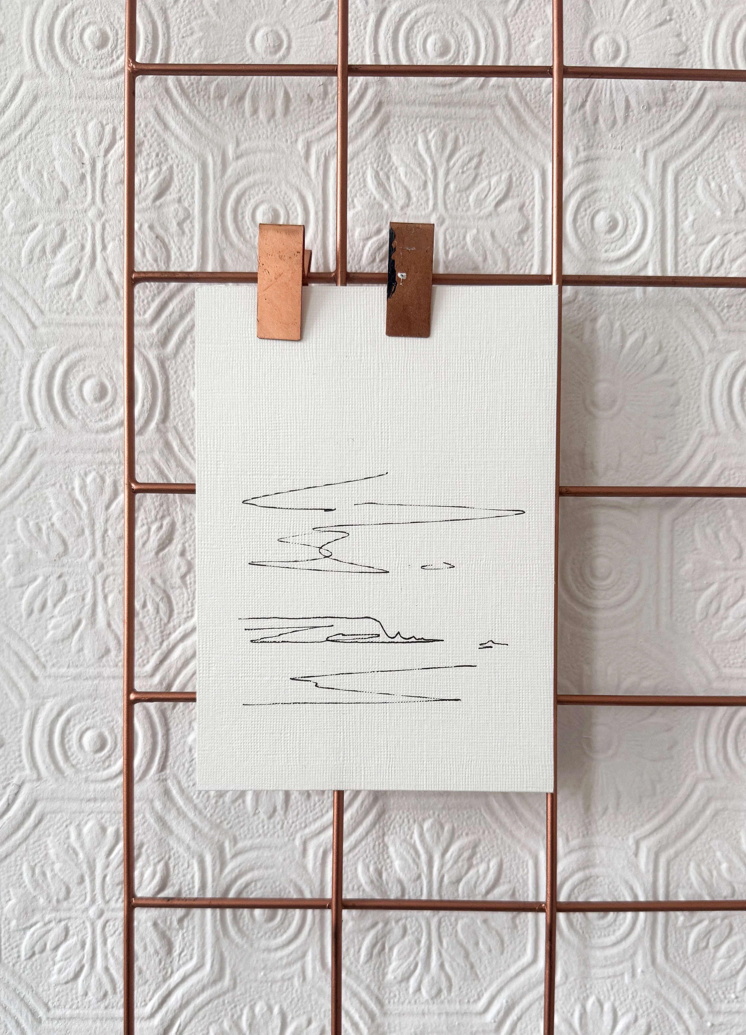 Stepper I | 10.5 x 15cm | original line drawing on heavyweight paper