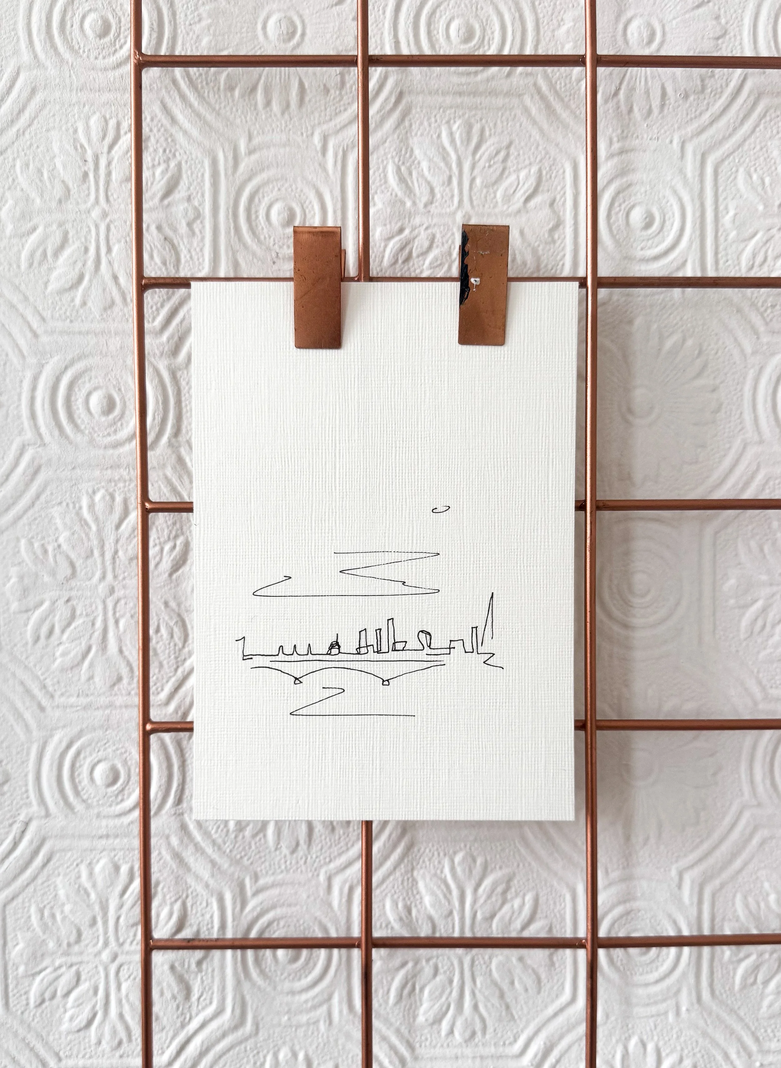 London I | 10.5 x 15cm | original line drawing on heavyweight paper