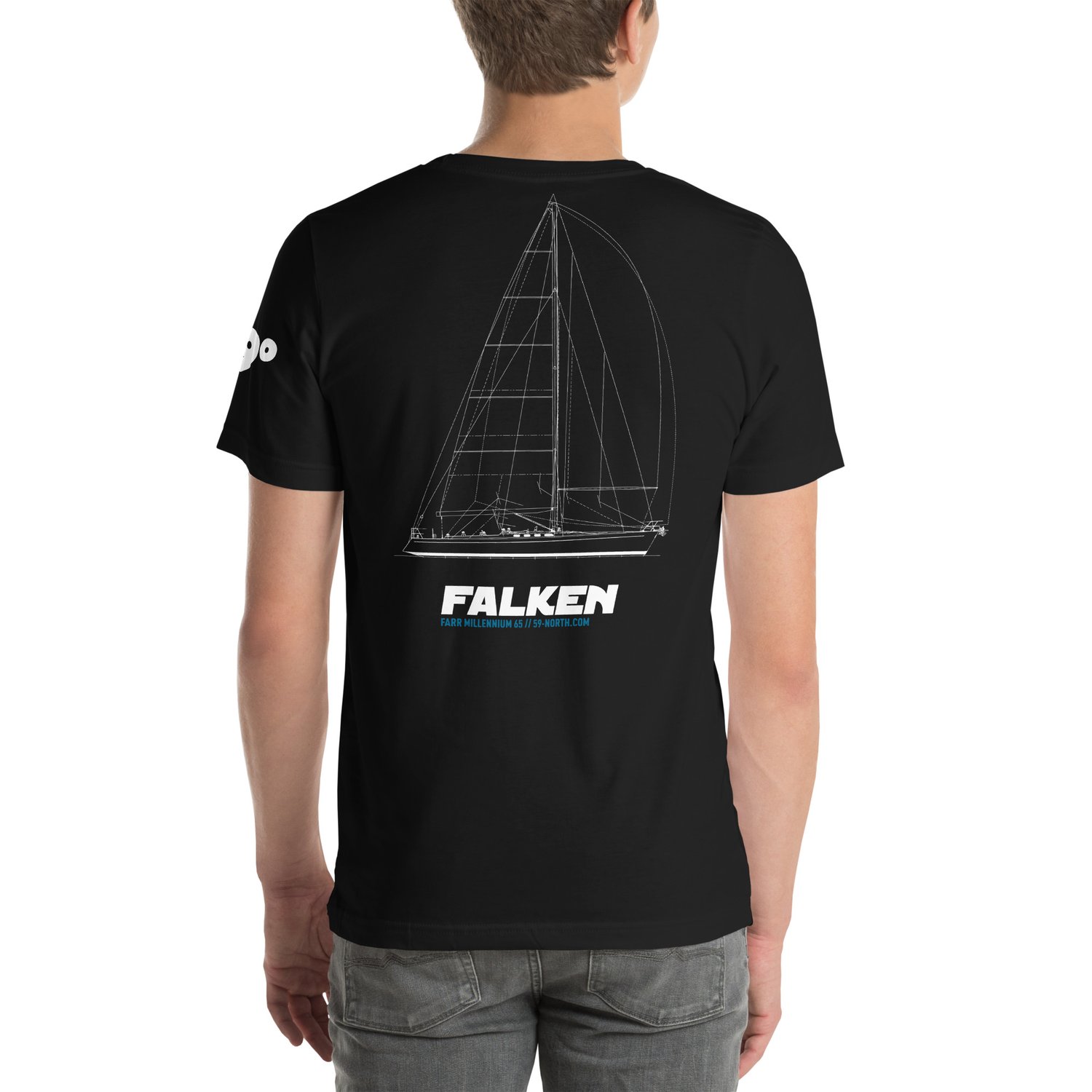 FALKEN Crew Shirt // Black Blue or Pink — 59º North Sailing