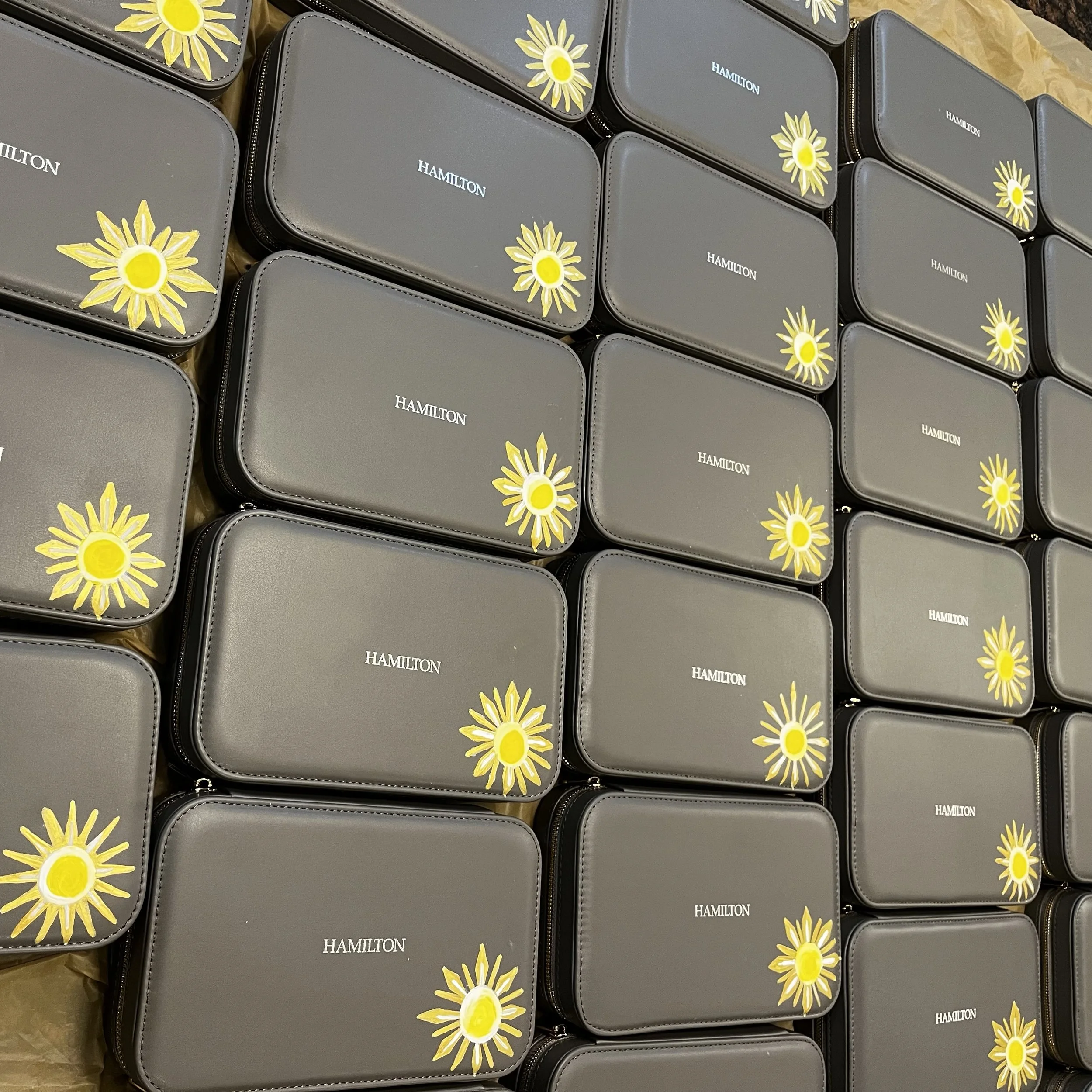 Corporate Gifting for charity fundraiser for a jewelry store with charity inspired artwork  by Michele Sobel Fine Art