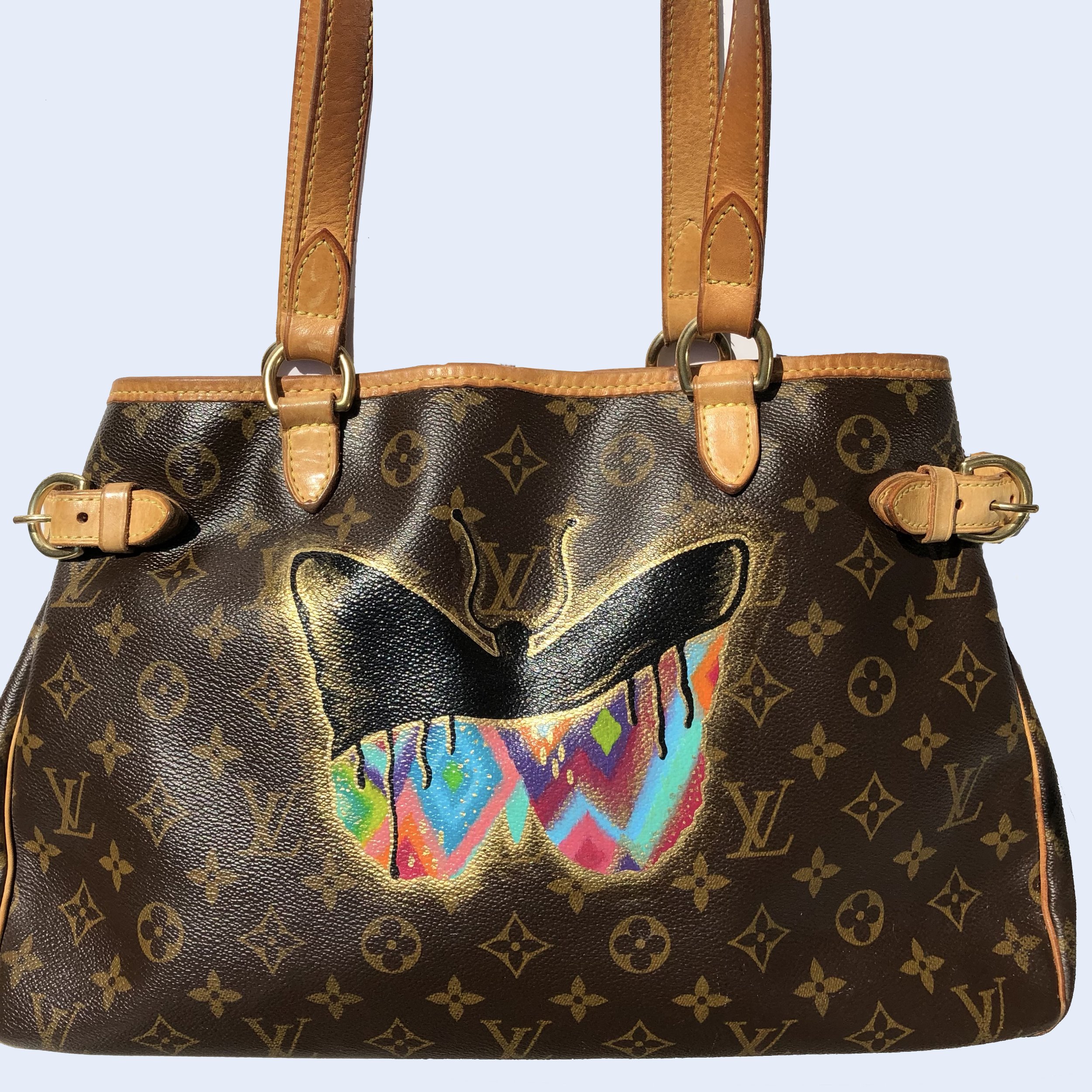 Pop Art by Michele Sobel Fine Art is a fabulous addition to your designer  bag. — Michele Sobel Fine Art Michele Sobel Fine Art Hand Painted Artwork  For Your Designer Bags