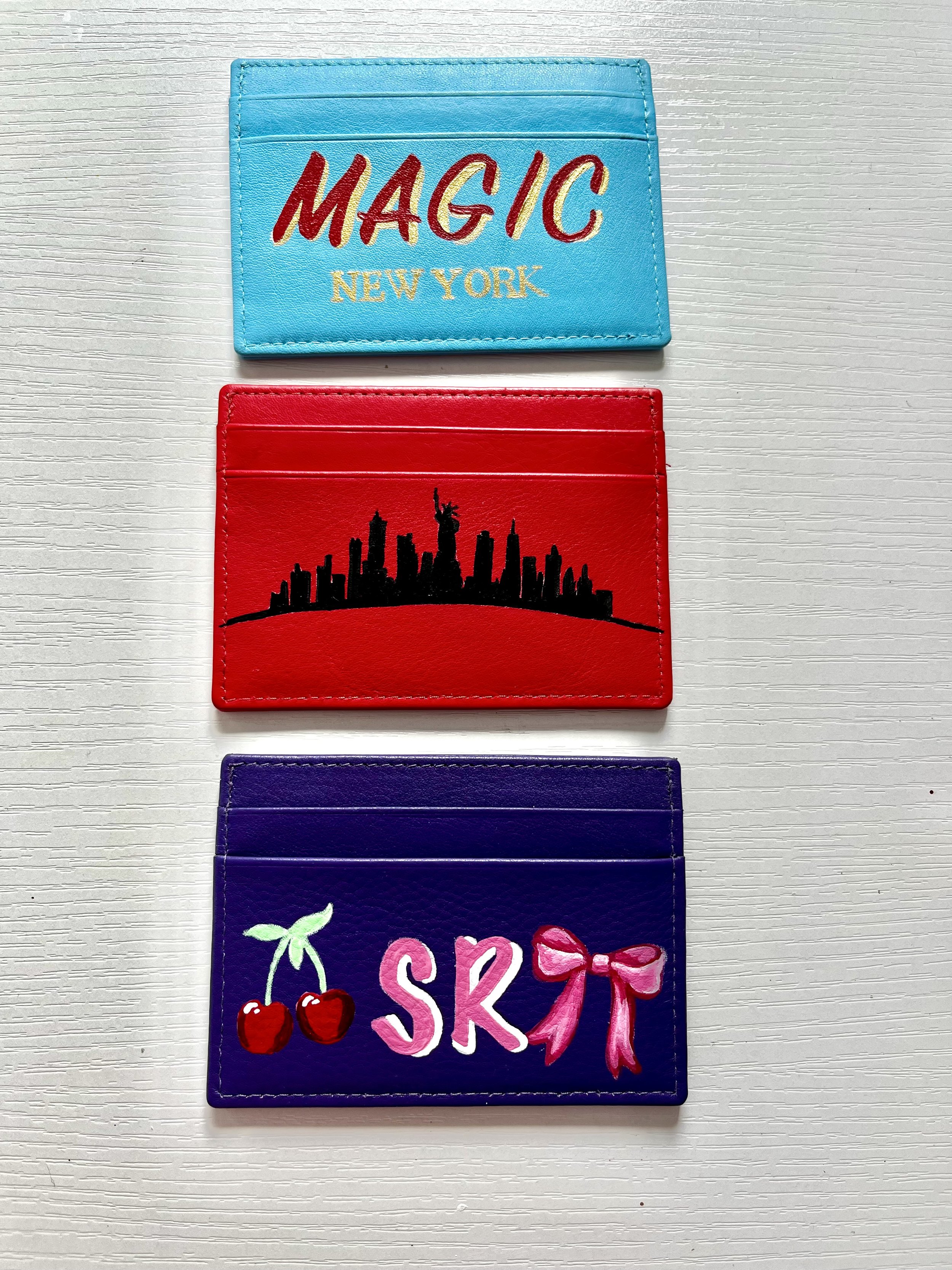 Trade show gifting for Magic Fashion Events in New York City. Custom painted by Michele Sobel Fine Art.