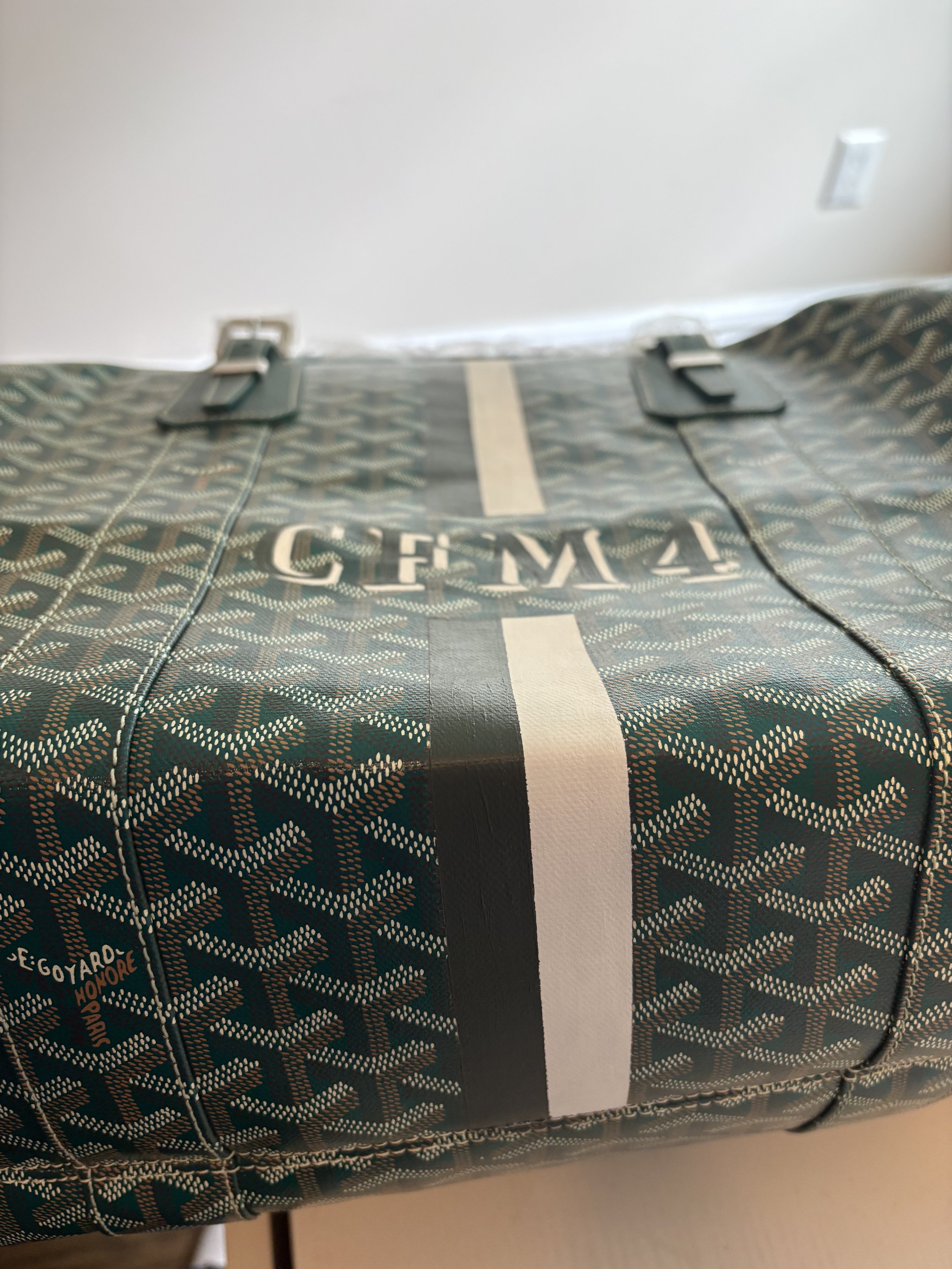 Stripes and Monogram for this corporate client VIP