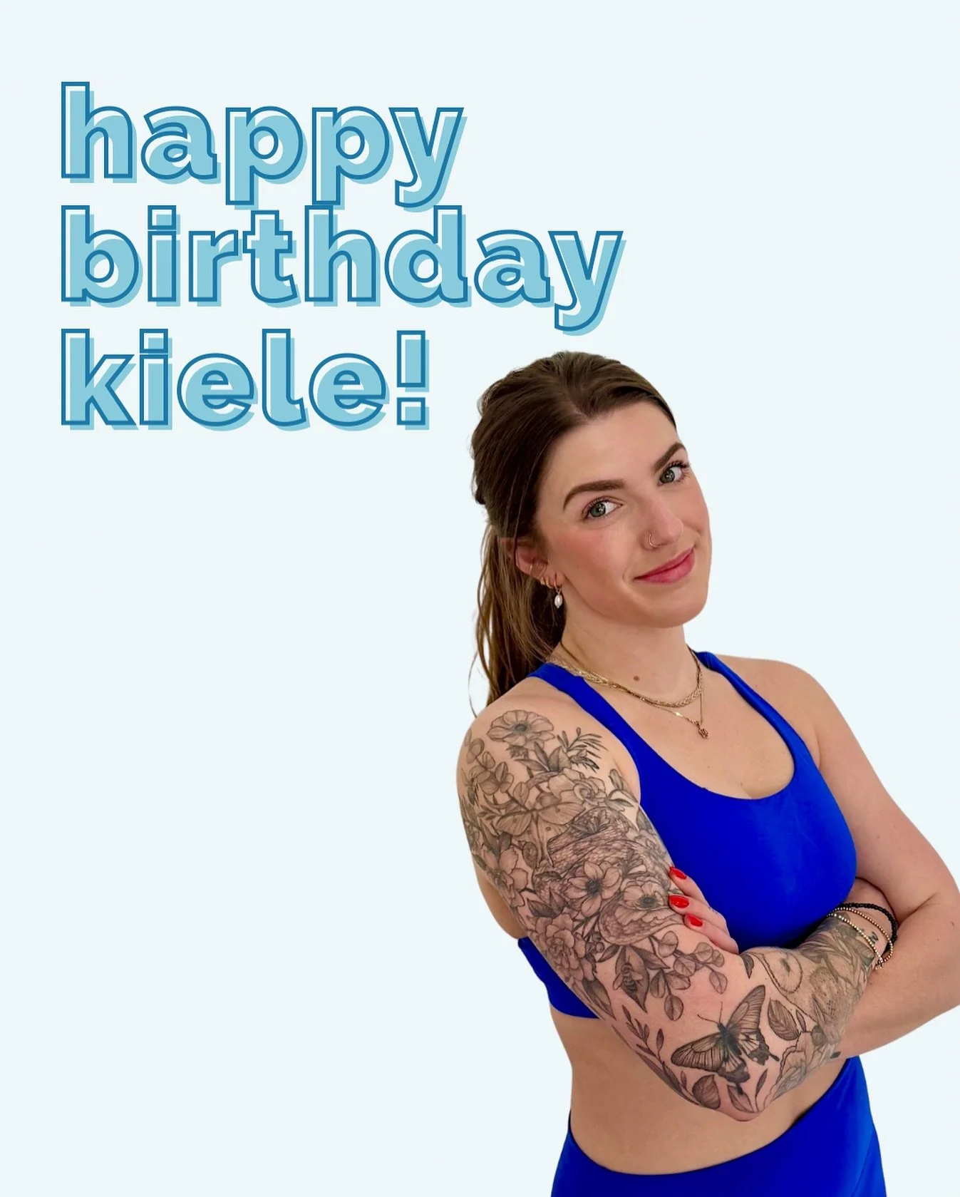 Happy birthday, Kielz!! Thank you for always bringing your energy and infectious smile to every RIDE and TRAIN class. We love you! ππ©΅