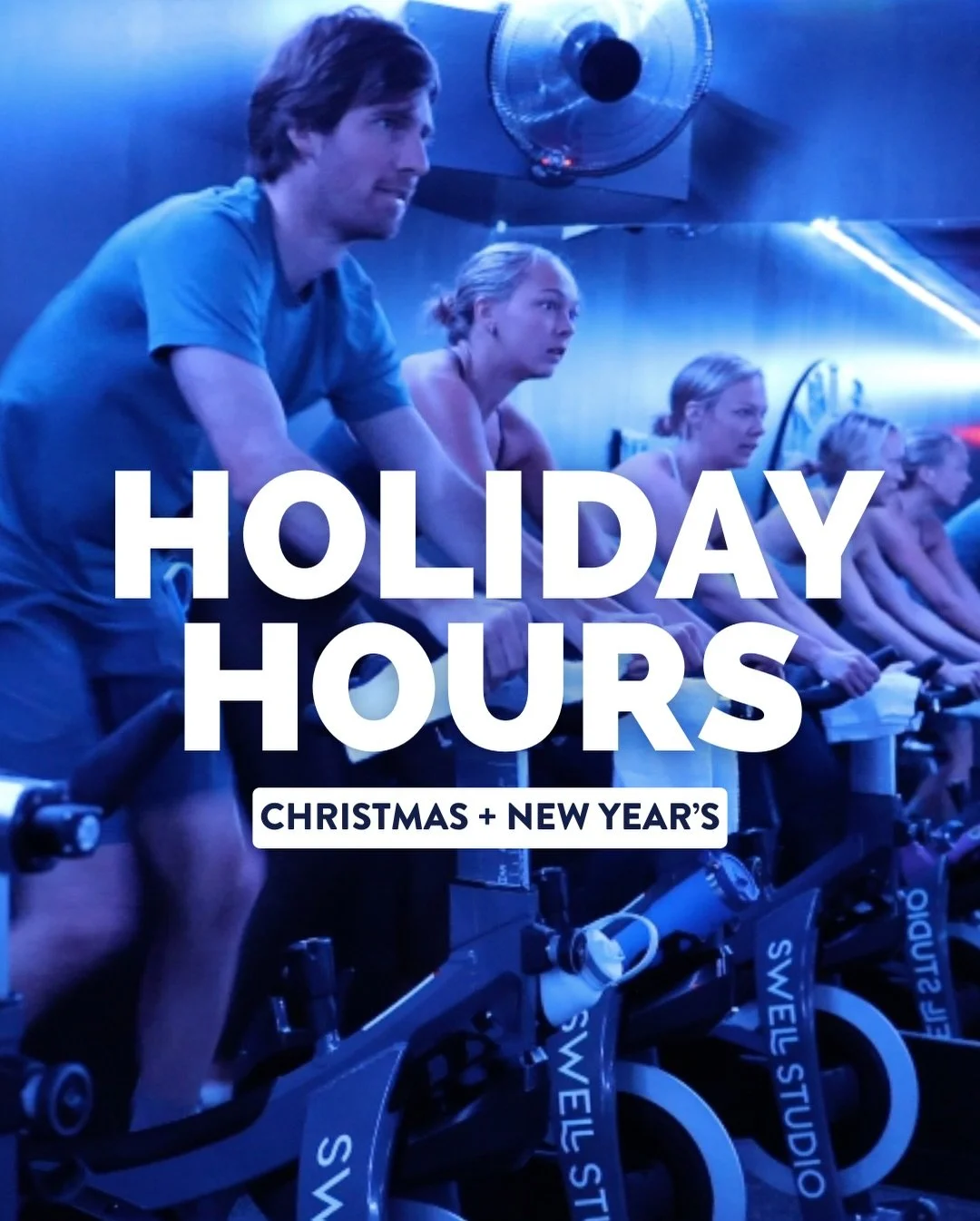 We will have modified schedules for Christmas and New Year&rsquo;s. Plan ahead and close out your year strong! 🌀💪🏻