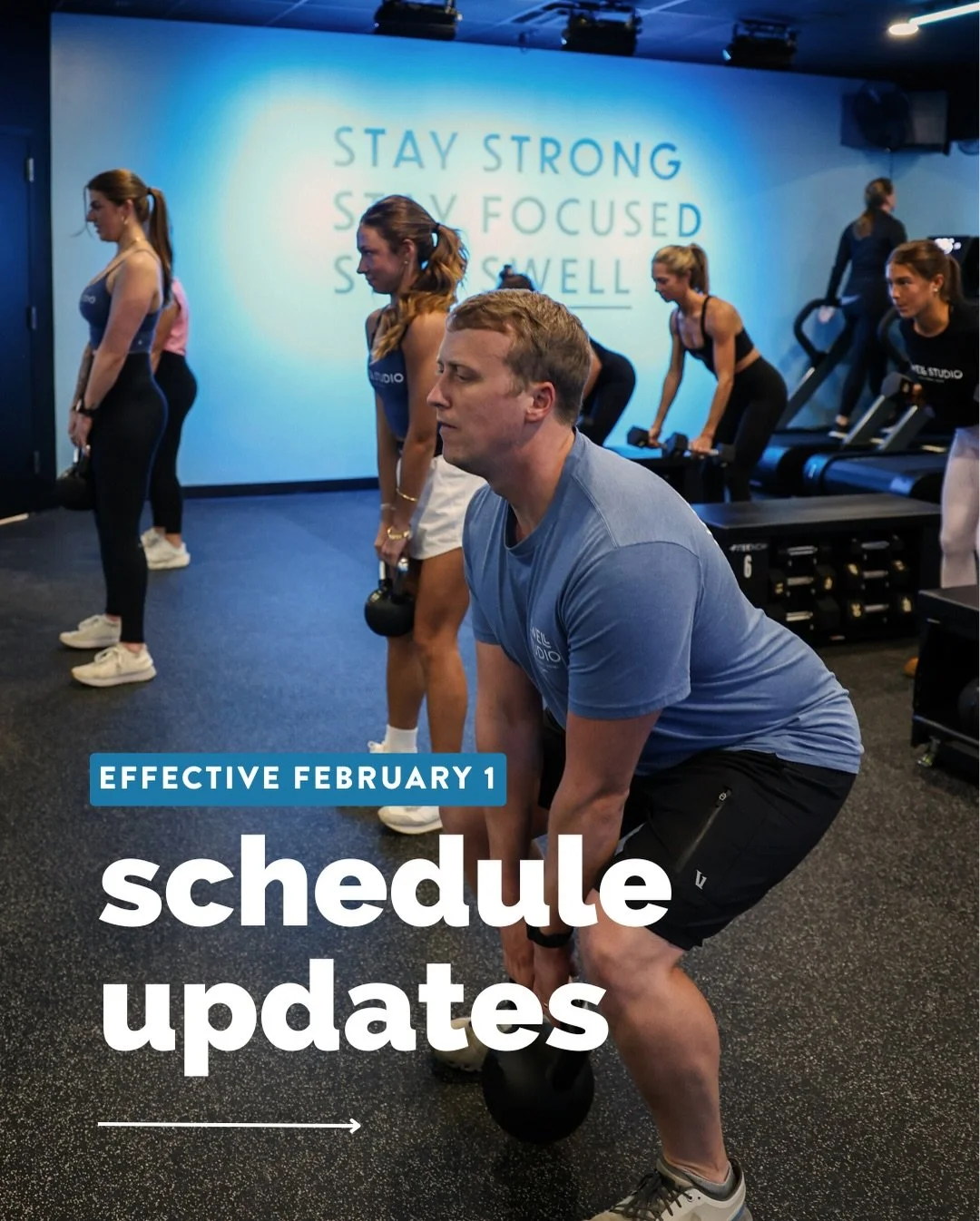 🌀SCHEDULE UPDATES🌀

We&rsquo;re making a few schedule adjustments and additions beginning February 1st! 

Book your spots! 💙