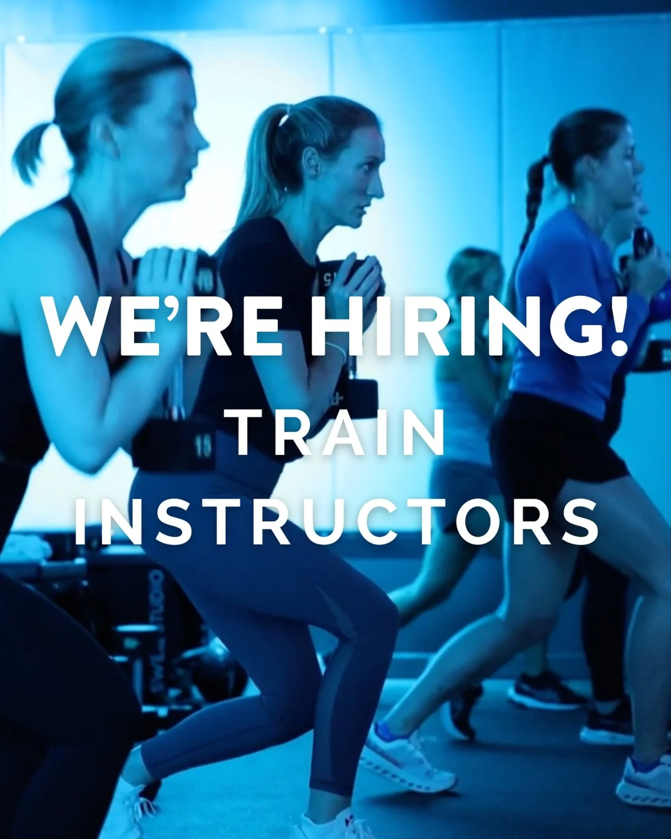 We&rsquo;re hiring!🌀 Our TRAIN team is growing and we&rsquo;re looking for an experienced group fitness instructor to join us. 

*Must have weekday mid-morning + weekend availability. Group fitness experience required.

To apply, please send availab