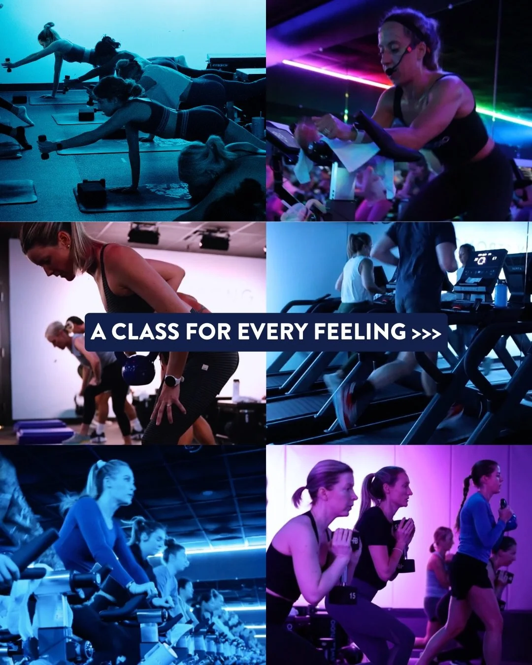 Some days you want intensity.
Some days you need focus.
Some days you just need to move your body and reset.

However you&rsquo;re showing up, there&rsquo;s a class for that. Team pulse check: how are you feeling? 👇💙