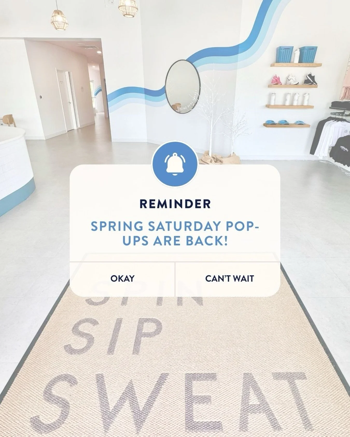 Our Spring Saturday Pop-Ups are BACK 🌀
We&rsquo;re looking for other local small businesses to collaborate with this season. Join us in the studio during Saturday class hours to showcase your products, connect with our community, and share what you 