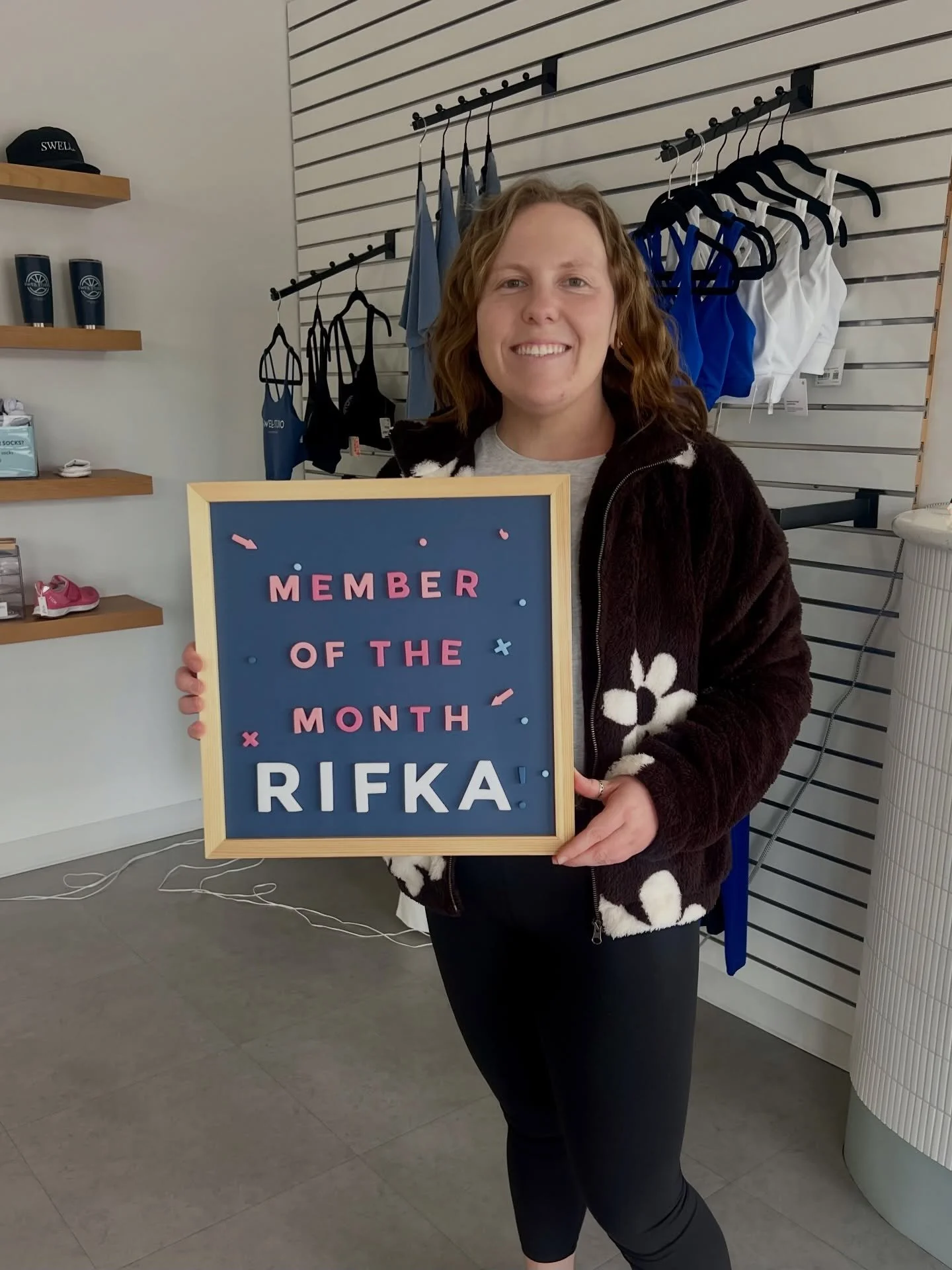 ⭐️ MEMBER OF THE MONTH ⭐️ 

Rifka is a true staple of our PM classes. She rarely misses a weeknight and always shows up with a smile and a great attitude. She takes a little bit of everything but spends most of her time in the RIDE room, and her cons