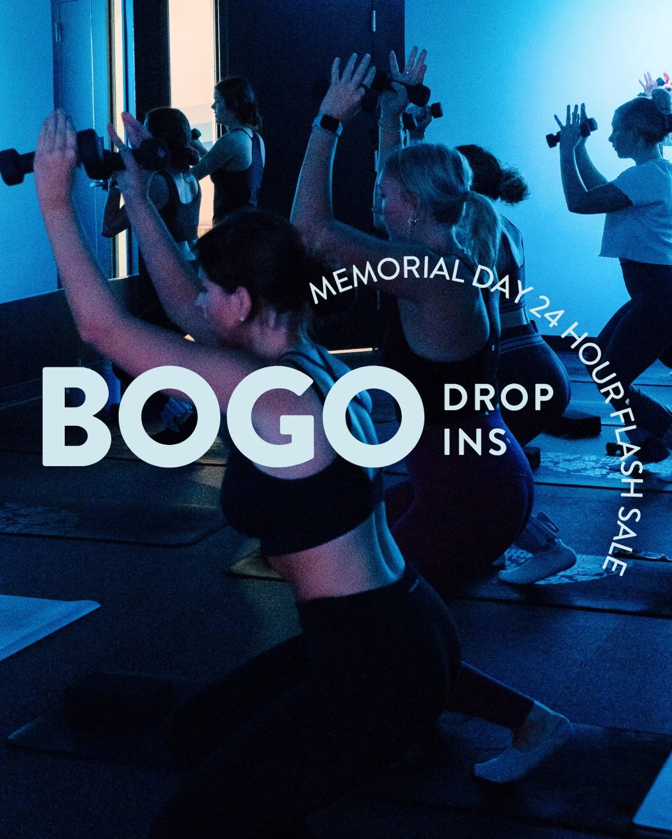 🇺🇸 MEMORIAL DAY FLASH SALE 🇺🇸 Today only: Buy 1 drop-in credit, get 1 FREE. 👏

Summer starts now&hellip; grab extra classes for the season ahead! ☀️ This deal is available for purchase on 5/25/26 ONLY.

&bull; Credits expire 3 months after purch