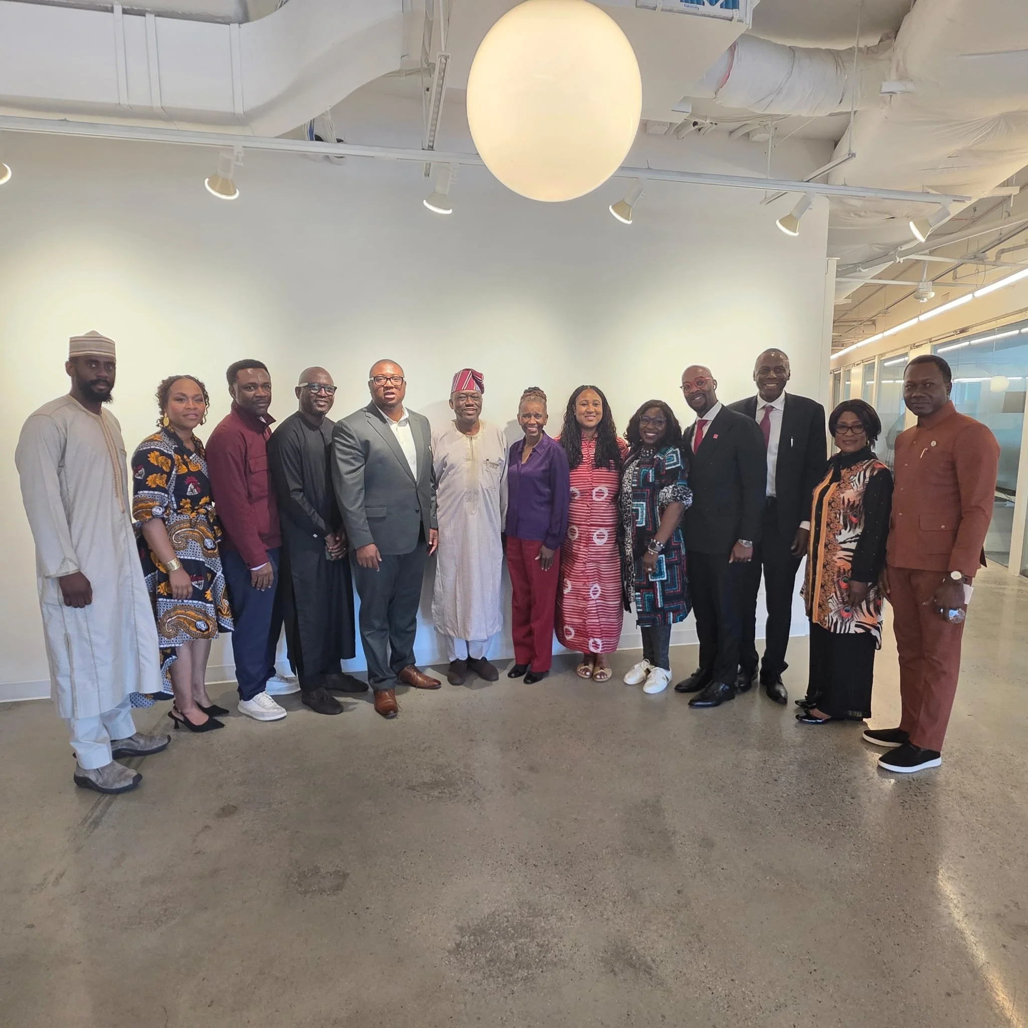 Newly Appointed Ambassador Lateef Kayode Are Visits the Nigerian Center