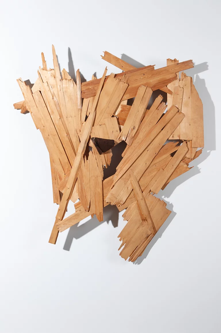 Centered (wall relief #1)
65"x 55"x 12"
wood, 1992