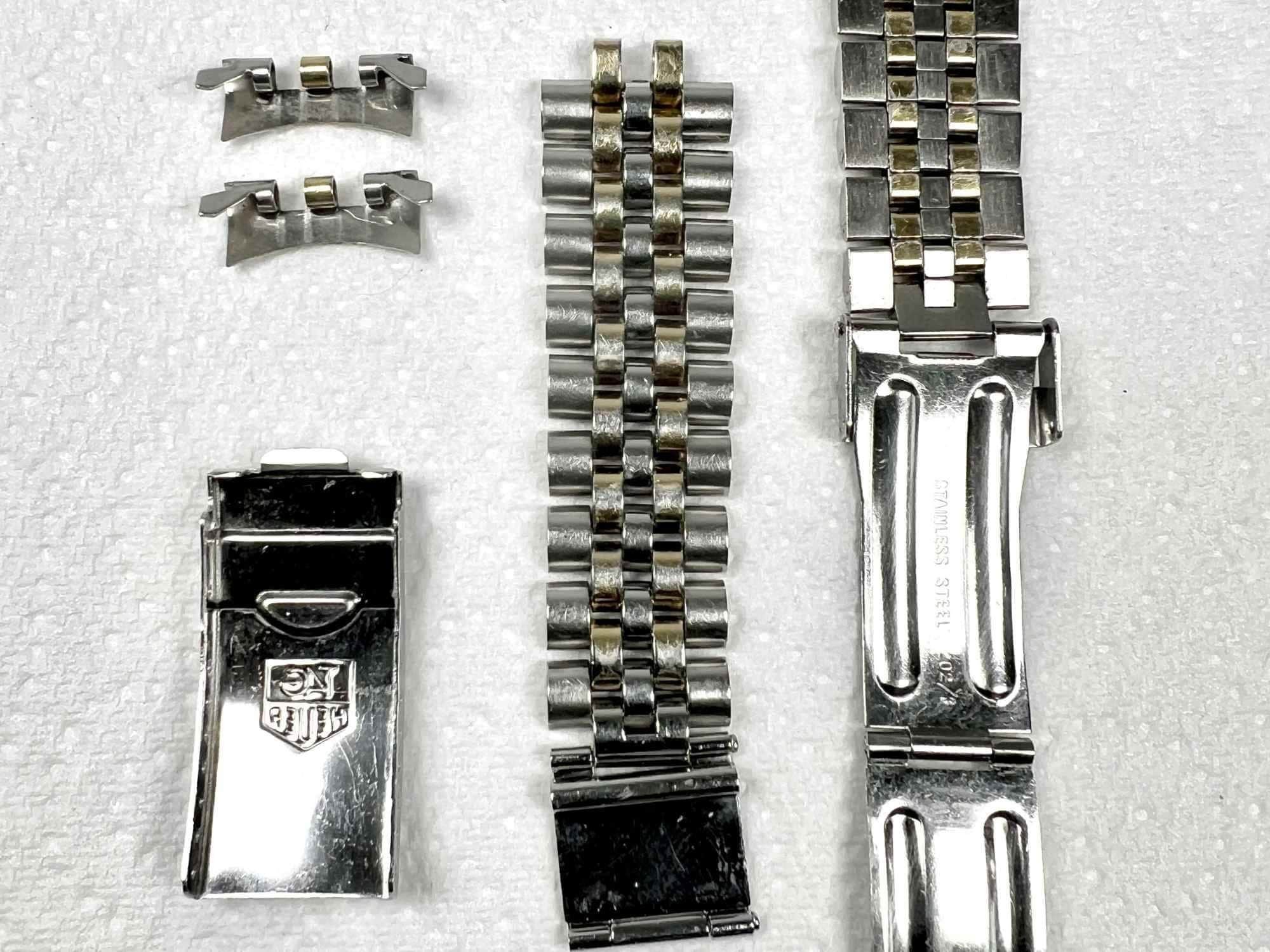 The Watch Bench Stainless steel strap after ultrasonic clean