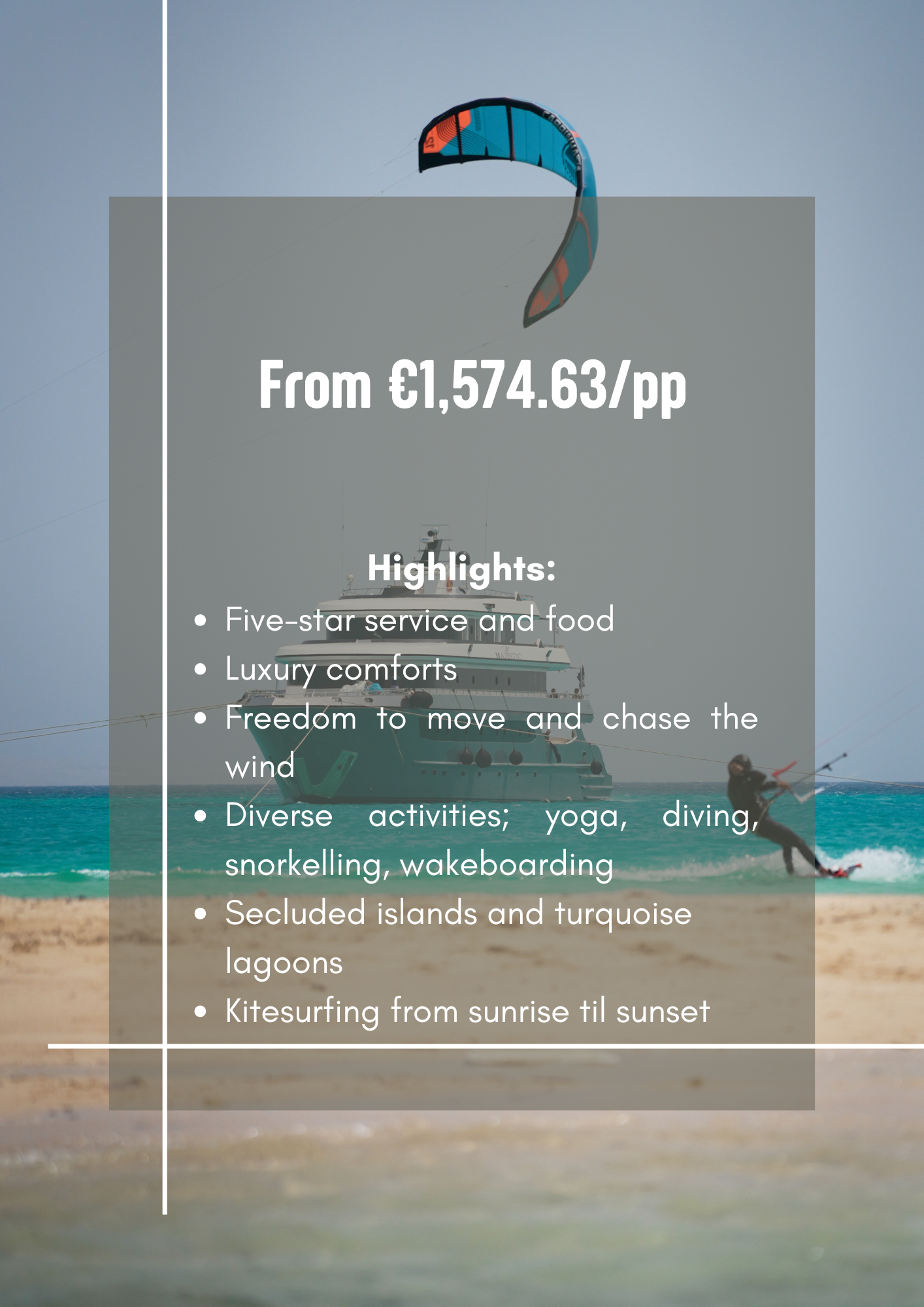 Luxury Kitesurf safari egypt red sea