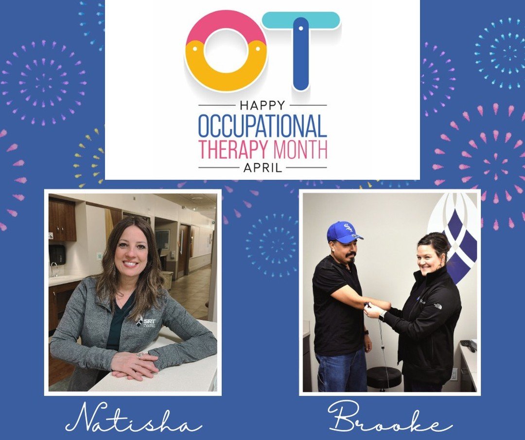 SRT extends heartfelt appreciation to all occupational therapists (OTs) and certified occupational therapy assistants (COTAs) who have committed their careers to enhancing the lives of others. We are immensely grateful to have Natisha and Brooke as i