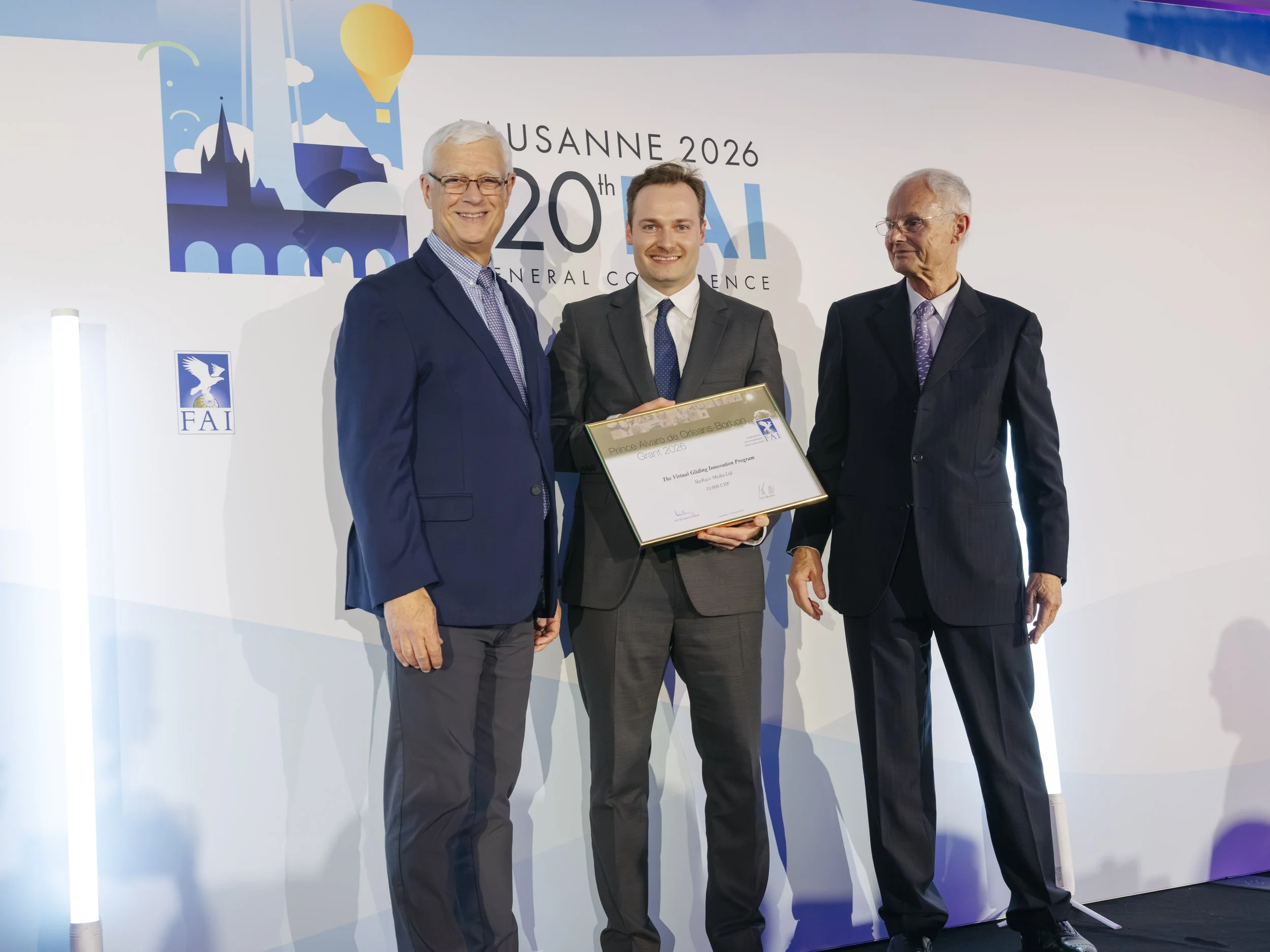 FAI Virtual Gliding Awarded Prestigious Prince Alvaro de Orleans-Borbon Grant