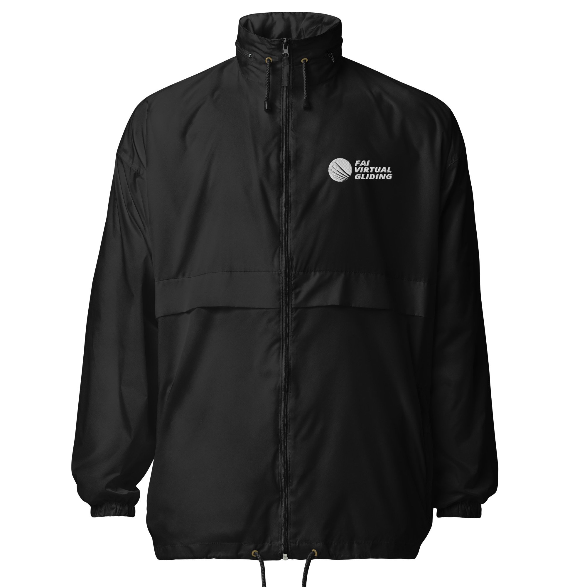 basic-unisex-windbreaker-black-front-67c6c721251db.jpg