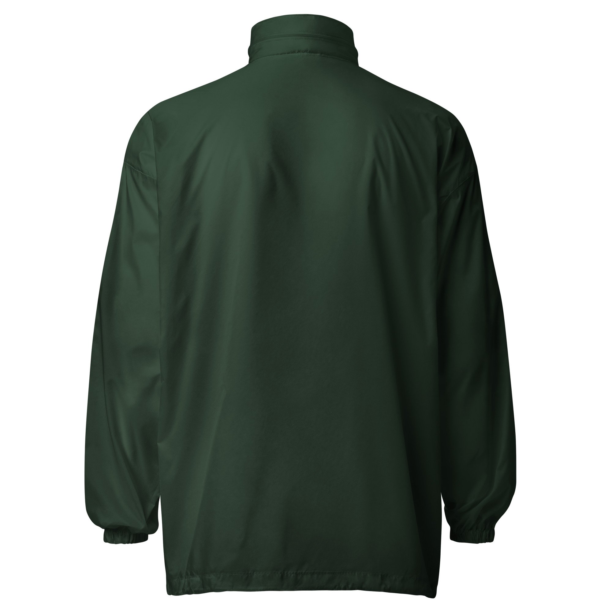 basic-unisex-windbreaker-forest-green-back-67c6c72127e30.jpg