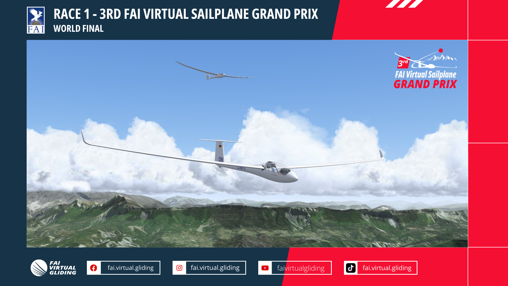 The Grid is Set! Meet the Finalists for the 3rd FAI World Virtual Sailplane Grand Prix Final